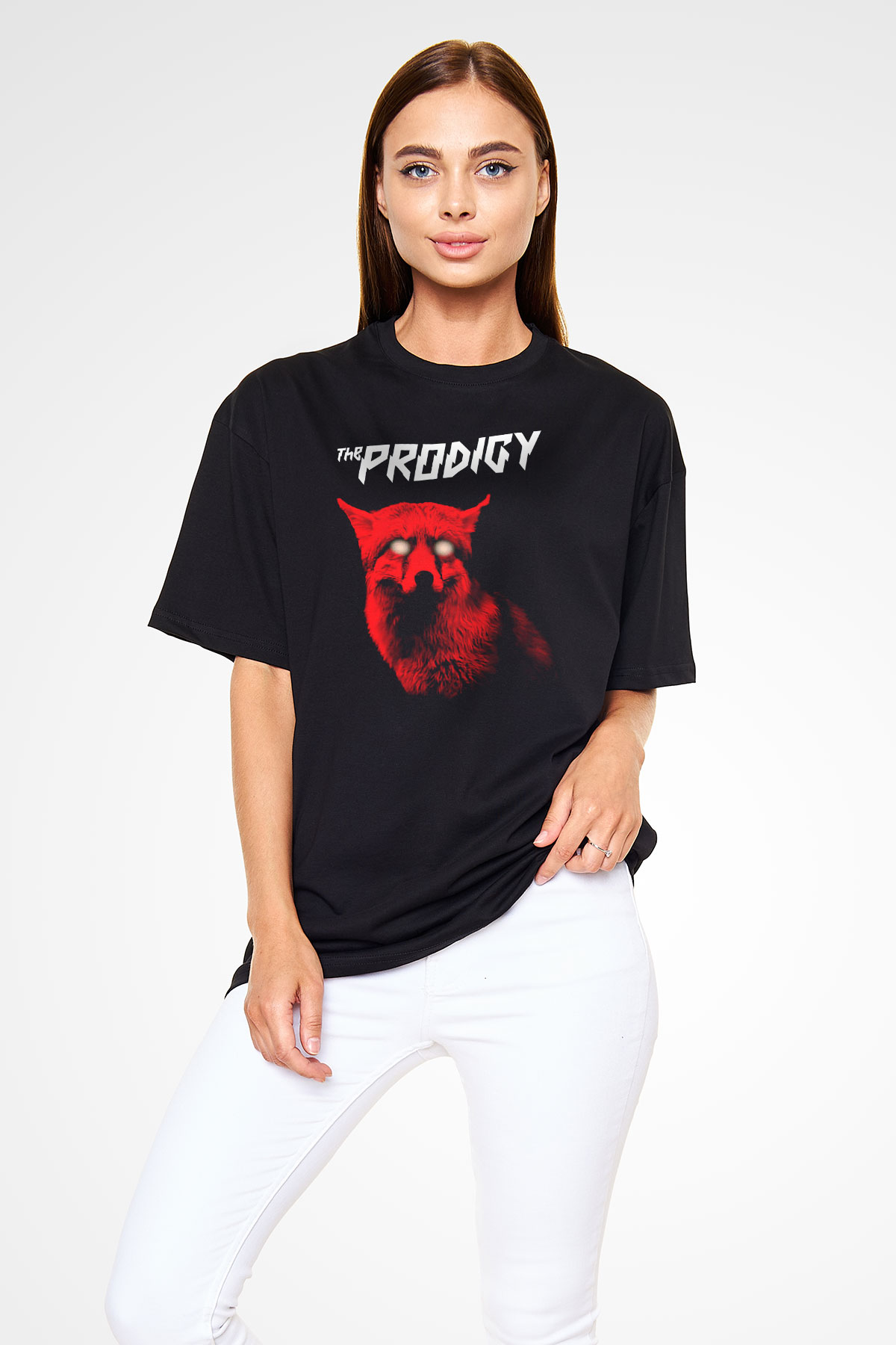 The Prodigy Siyah Unisex Oversize Tişört T-Shirt