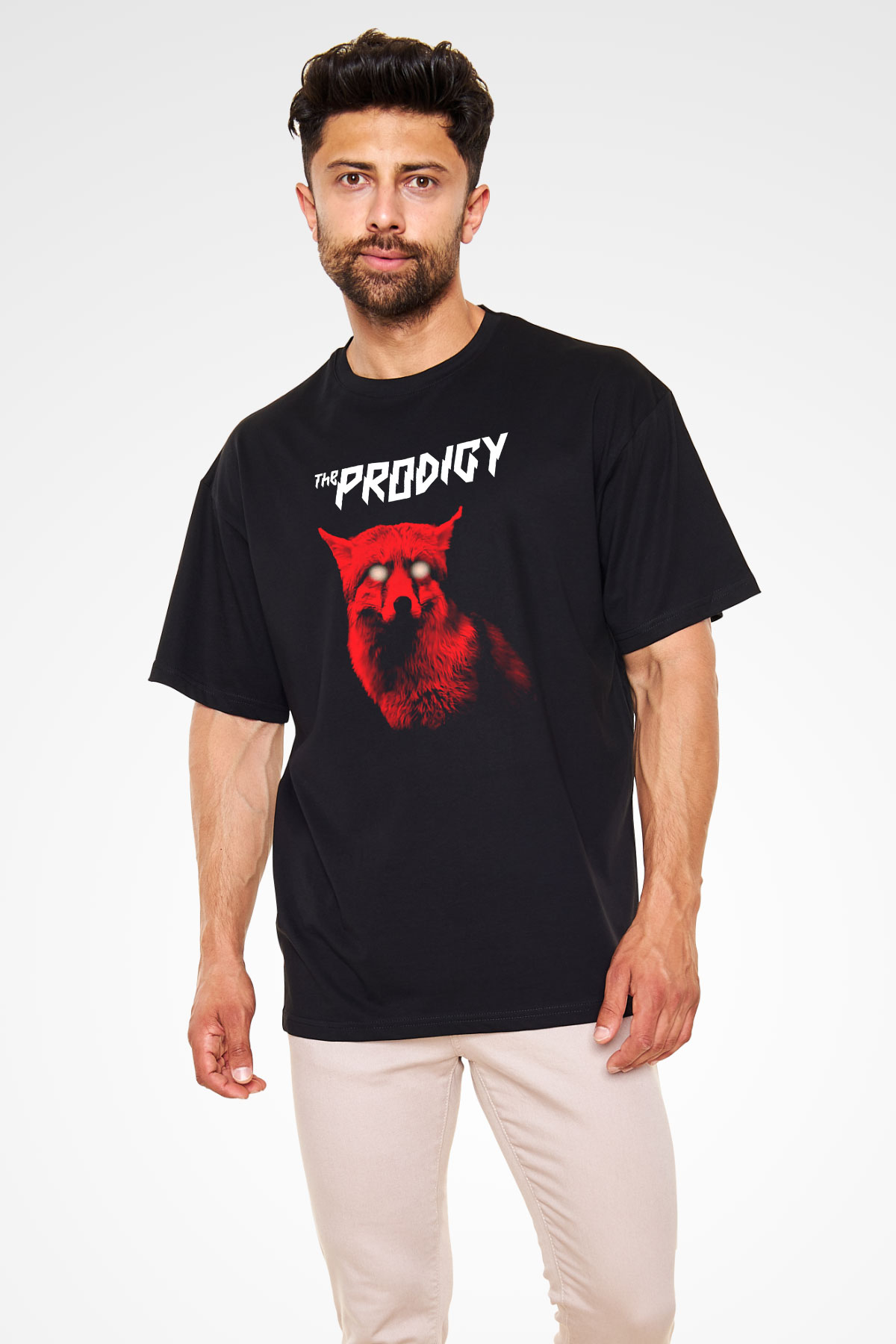 The Prodigy Siyah Unisex Oversize Tişört T-Shirt