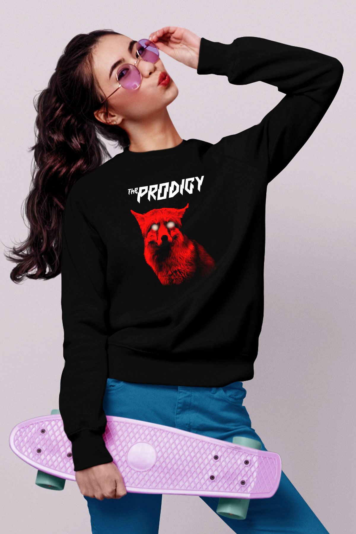 The Prodigy Siyah Unisex Sweatshirt