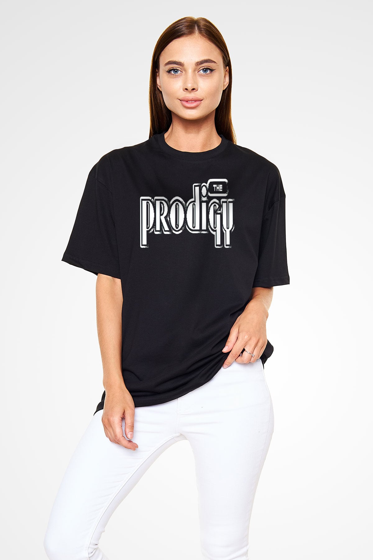 The Prodigy Siyah Oversize Tişört Oversize T-shirt - TişörtFabrikası