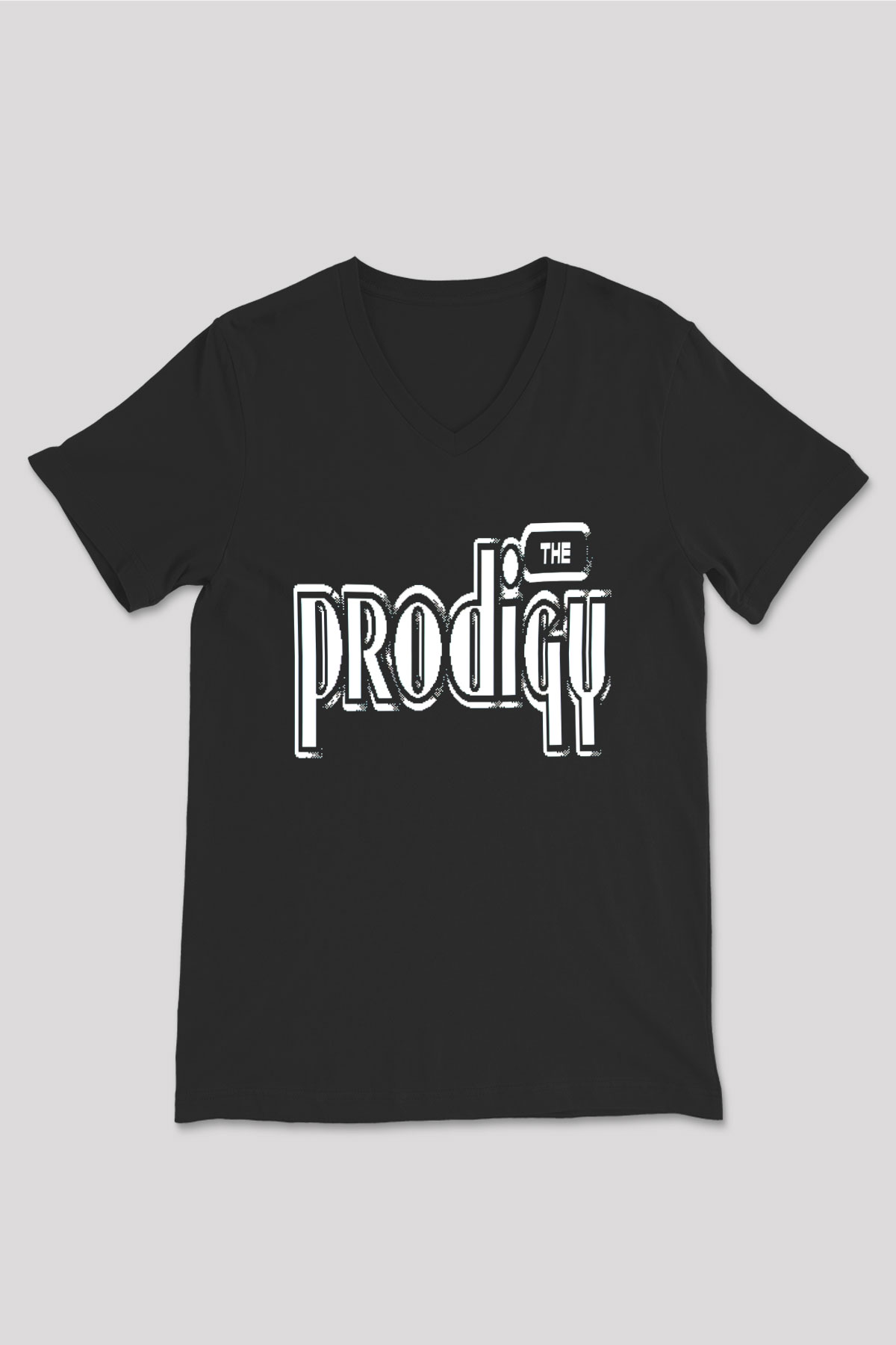 The Prodigy Siyah Unisex V Yaka Tişört