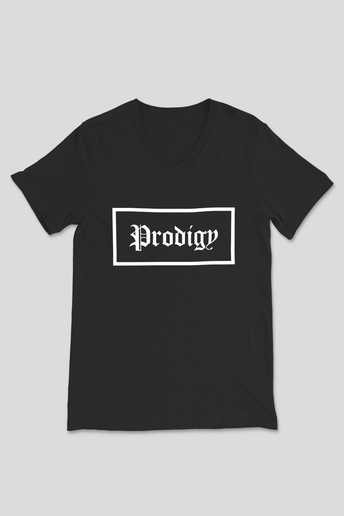 The Prodigy Siyah Unisex V Yaka Tişört