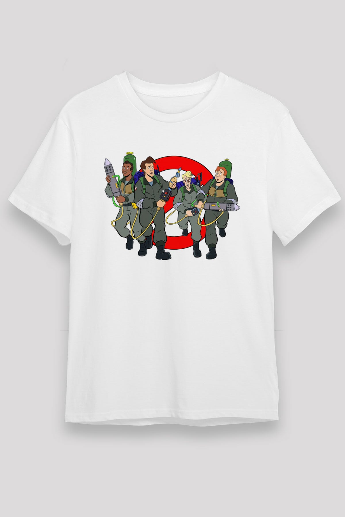 The Real Ghostbusters Hayalet Avcıları Beyaz Unisex Tişört