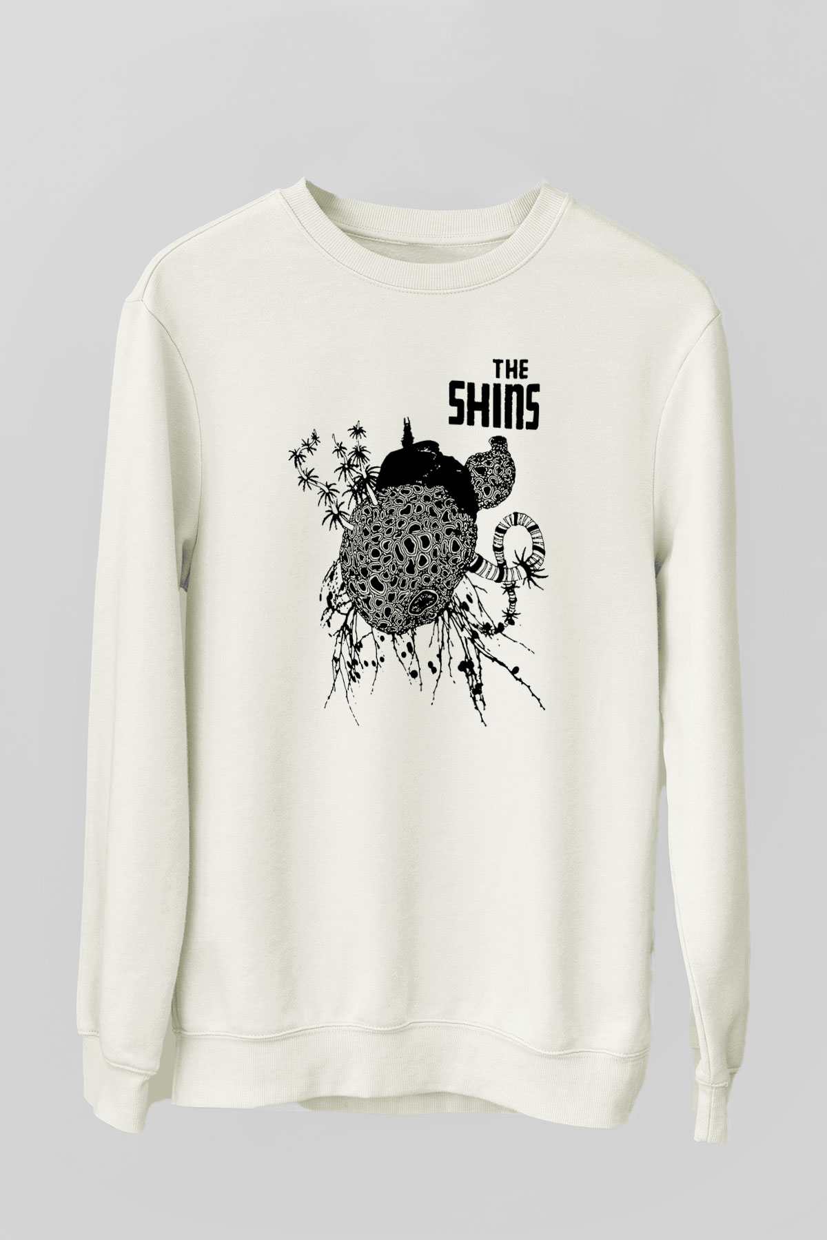 The Shins Beyaz Unisex Sweatshirt