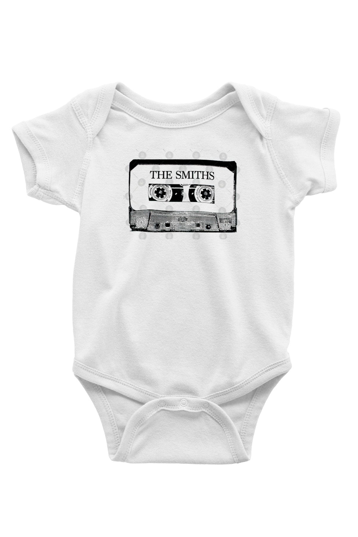 The Smiths Baskılı Beyaz Unisex Bebek Body - Zıbın
