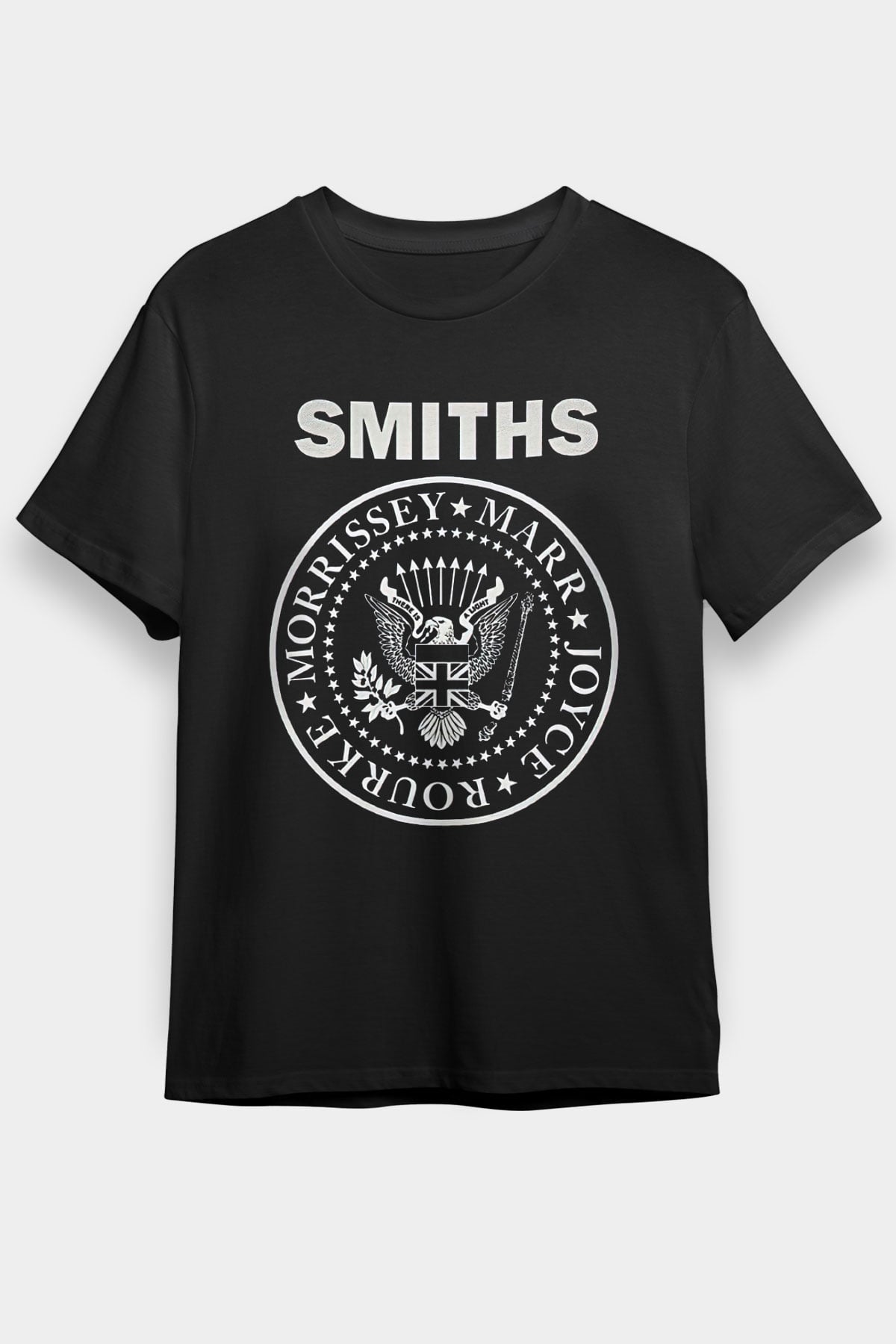 The Smiths Baskılı Unisex Siyah Tişört - Tshirt