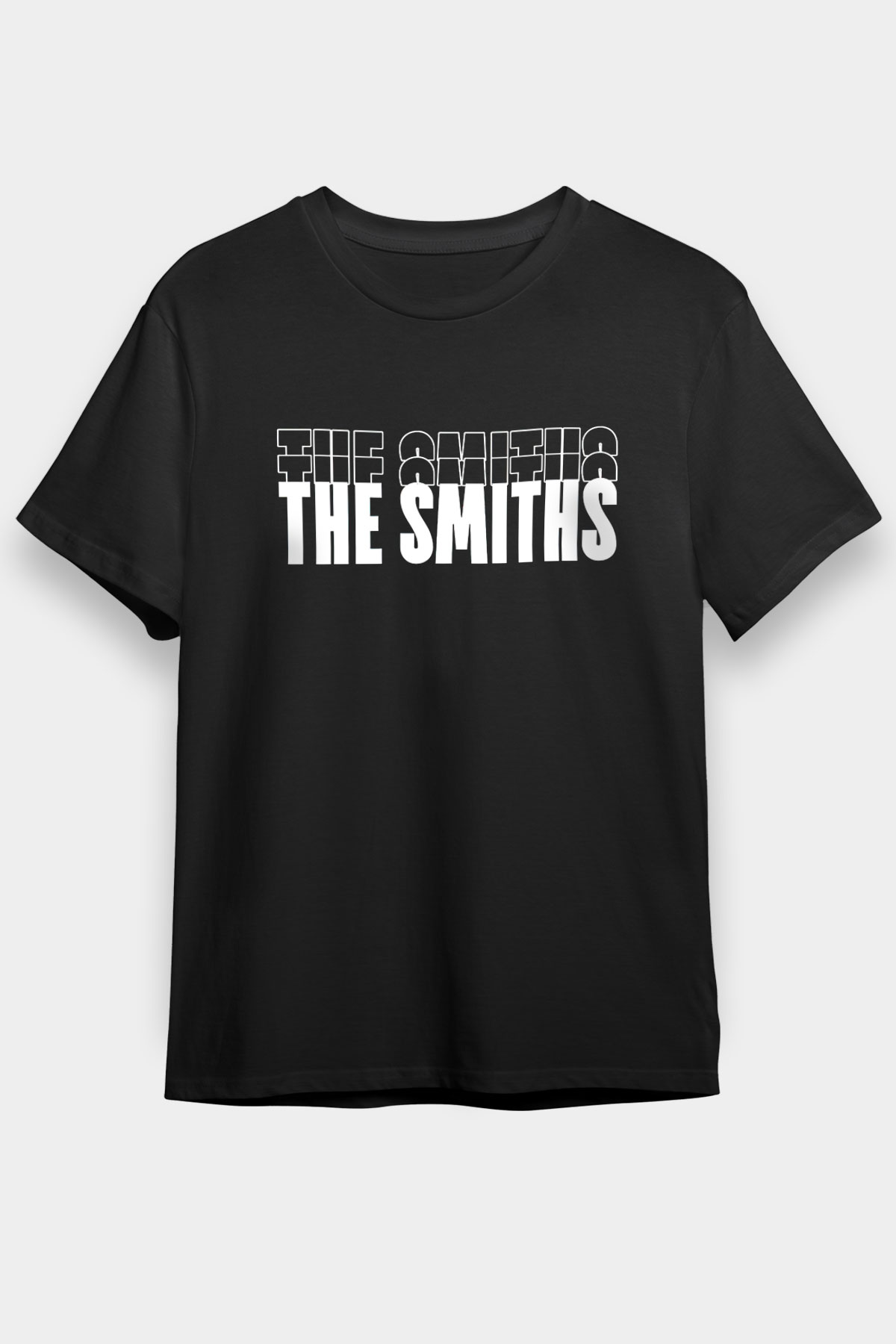 The Smiths Baskılı Unisex Siyah Tişört - Tshirt