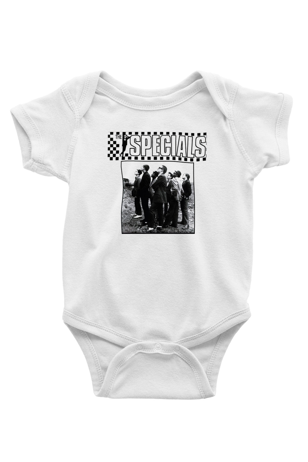 The Specials Baskılı Beyaz Unisex Bebek Body - Zıbın