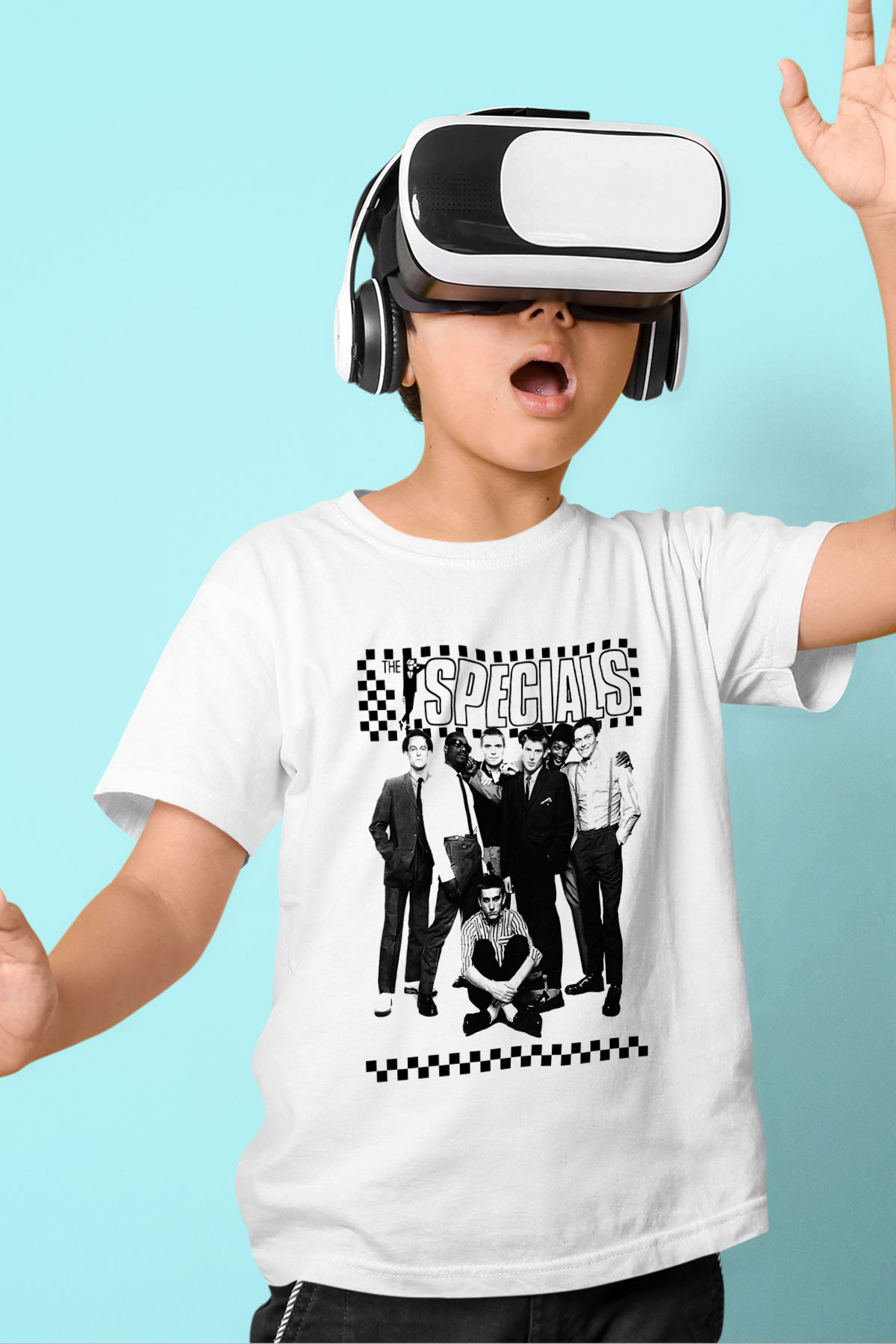 The Specials Baskılı Beyaz Unisex Çocuk Tişört