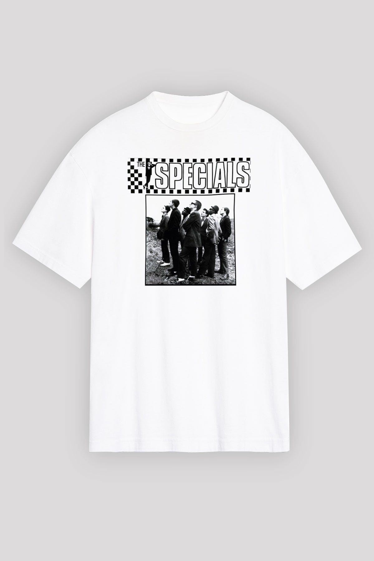 The Specials Beyaz Unisex Oversize Tişört T-Shirt
