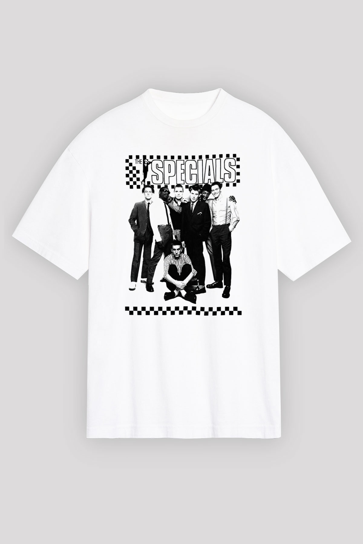 The Specials Beyaz Unisex Oversize Tişört T-Shirt