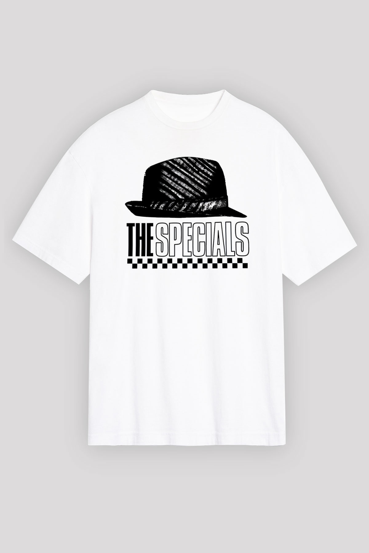 The Specials Beyaz Unisex Oversize Tişört T-Shirt
