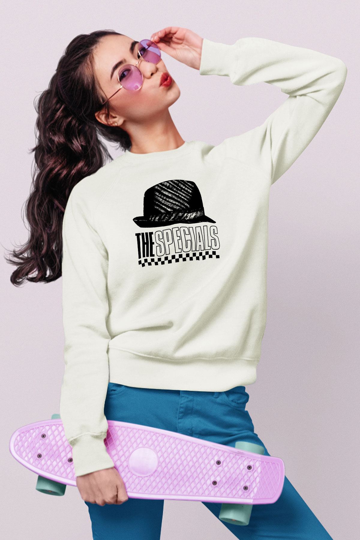 The Specials Beyaz Unisex Sweatshirt