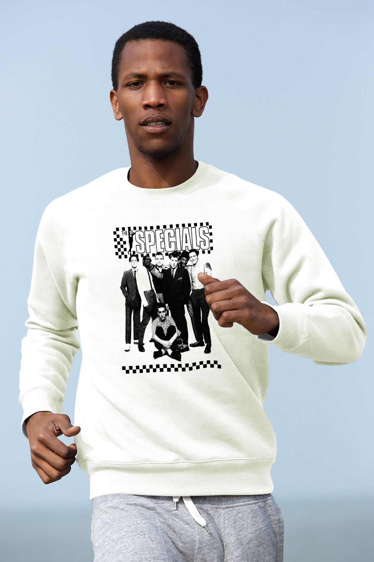 The Specials Beyaz Unisex Sweatshirt