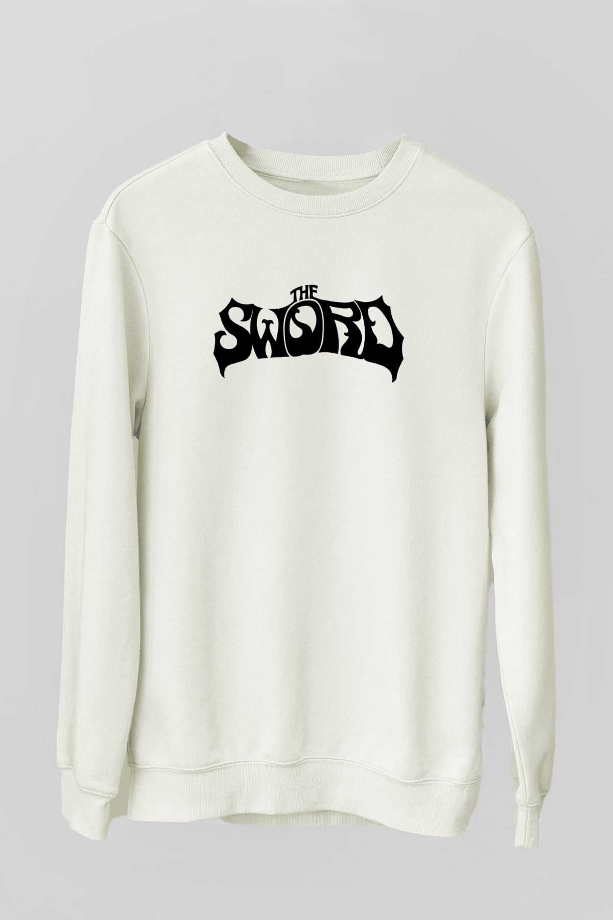 The Sword Beyaz Unisex Sweatshirt