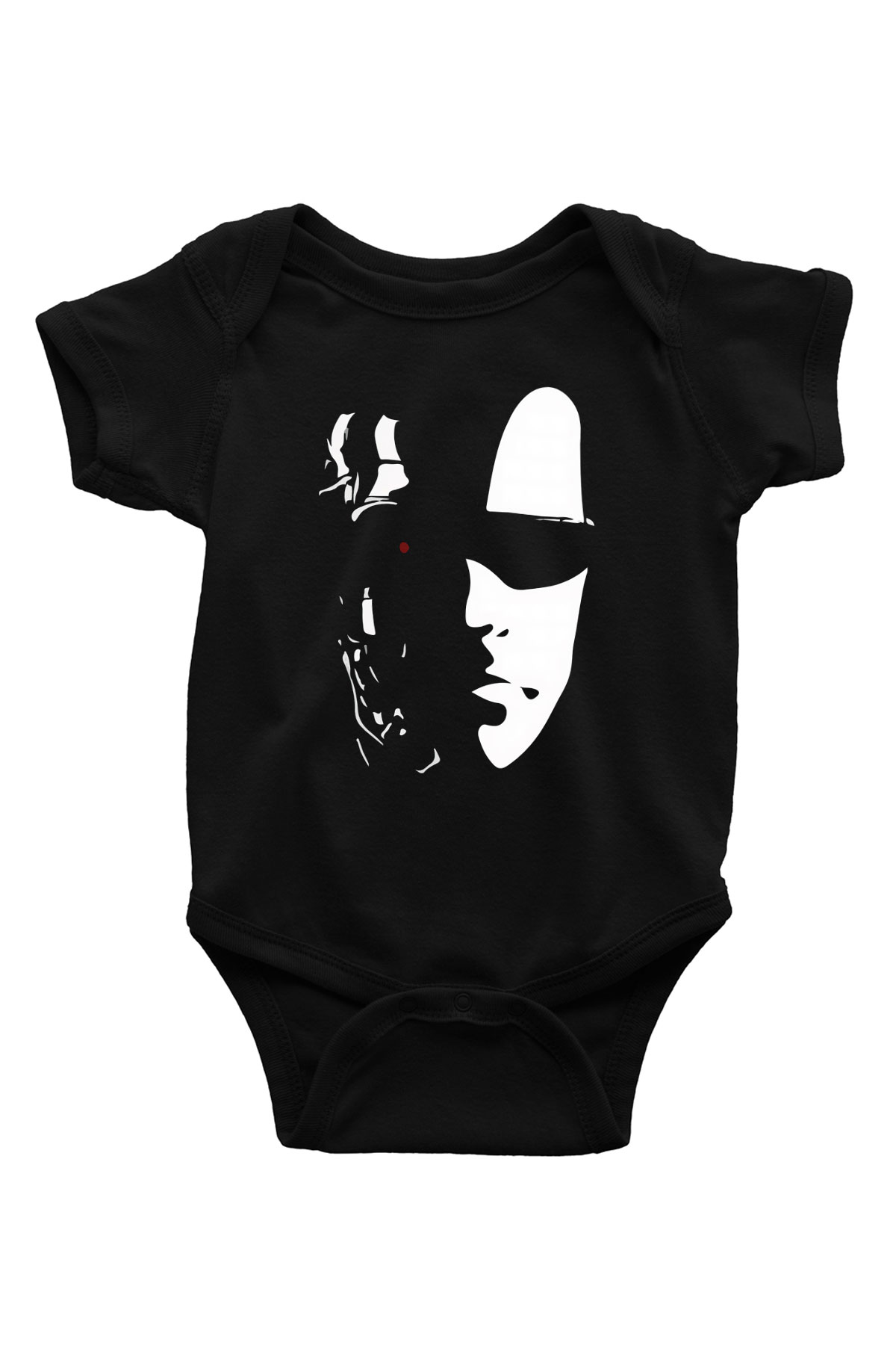 The Terminator Baskılı Siyah Bebek Body - Zıbın