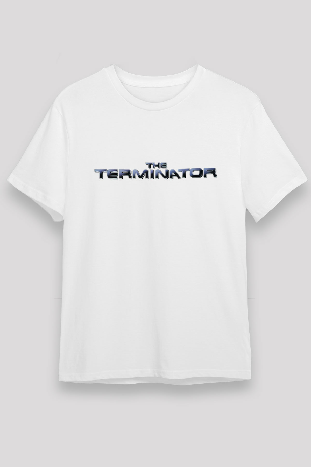 The Terminator Beyaz Unisex Tişört T-Shirt