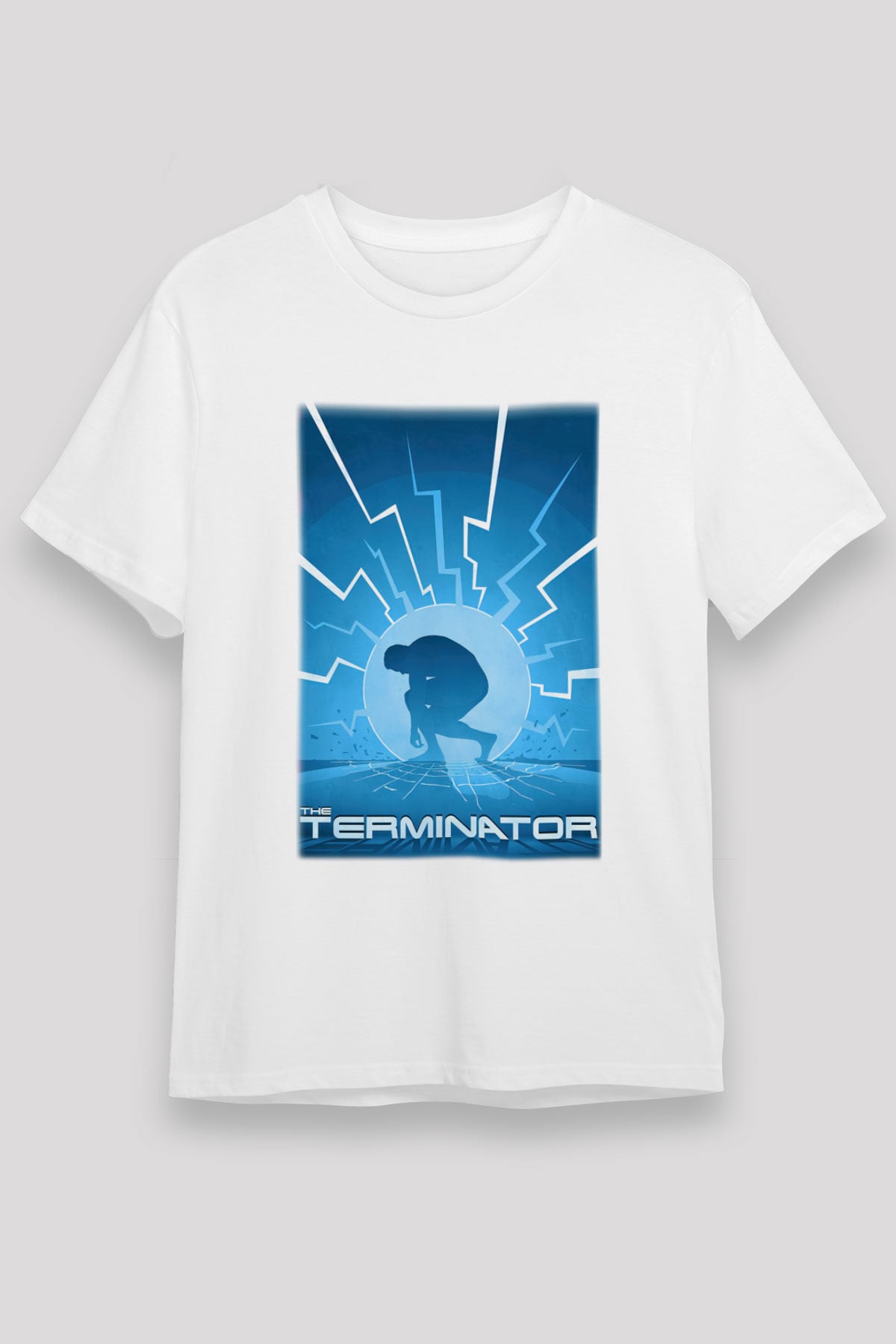 The Terminator Beyaz Unisex Tişört T-Shirt