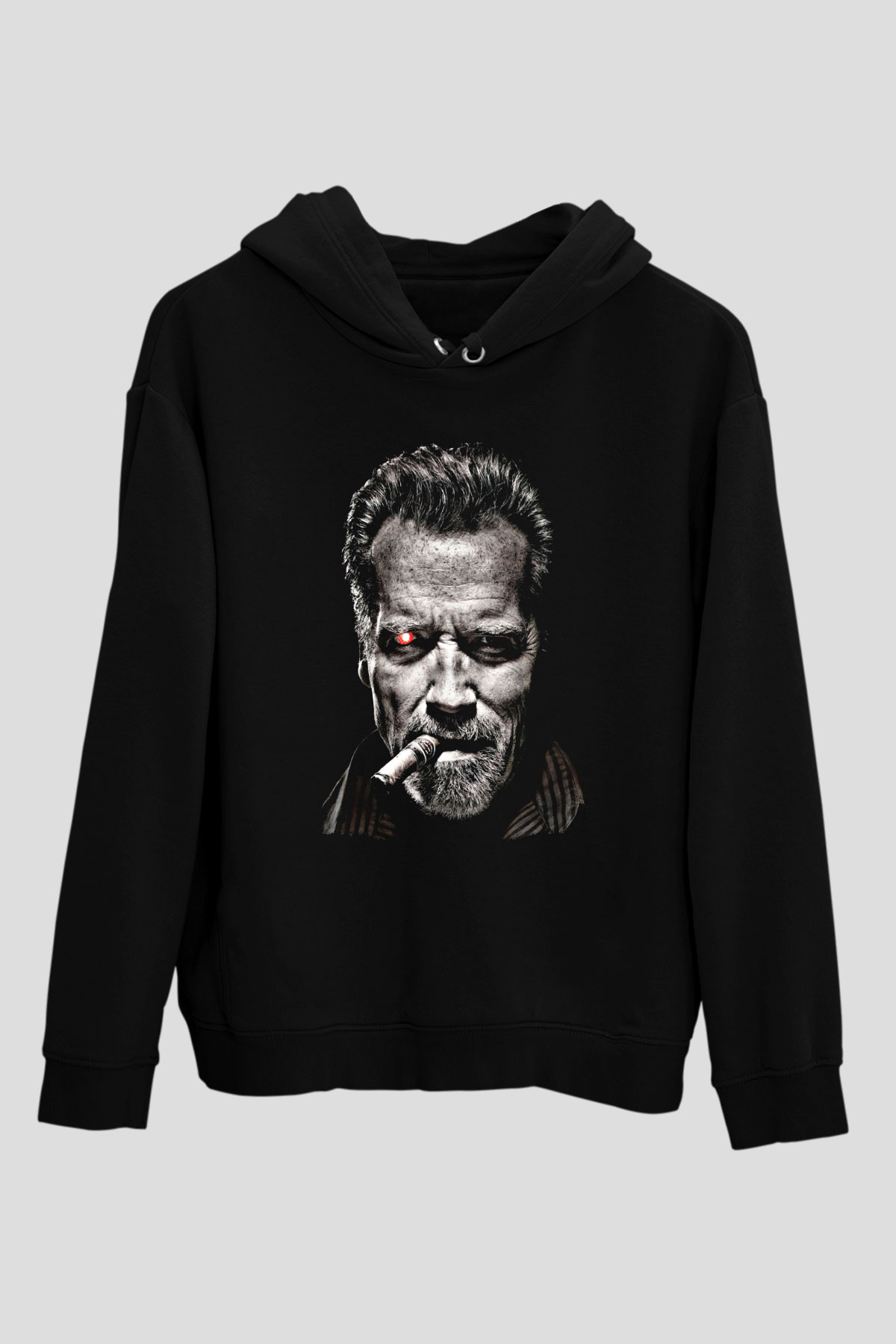The Terminator Siyah Unisex Hoodie
