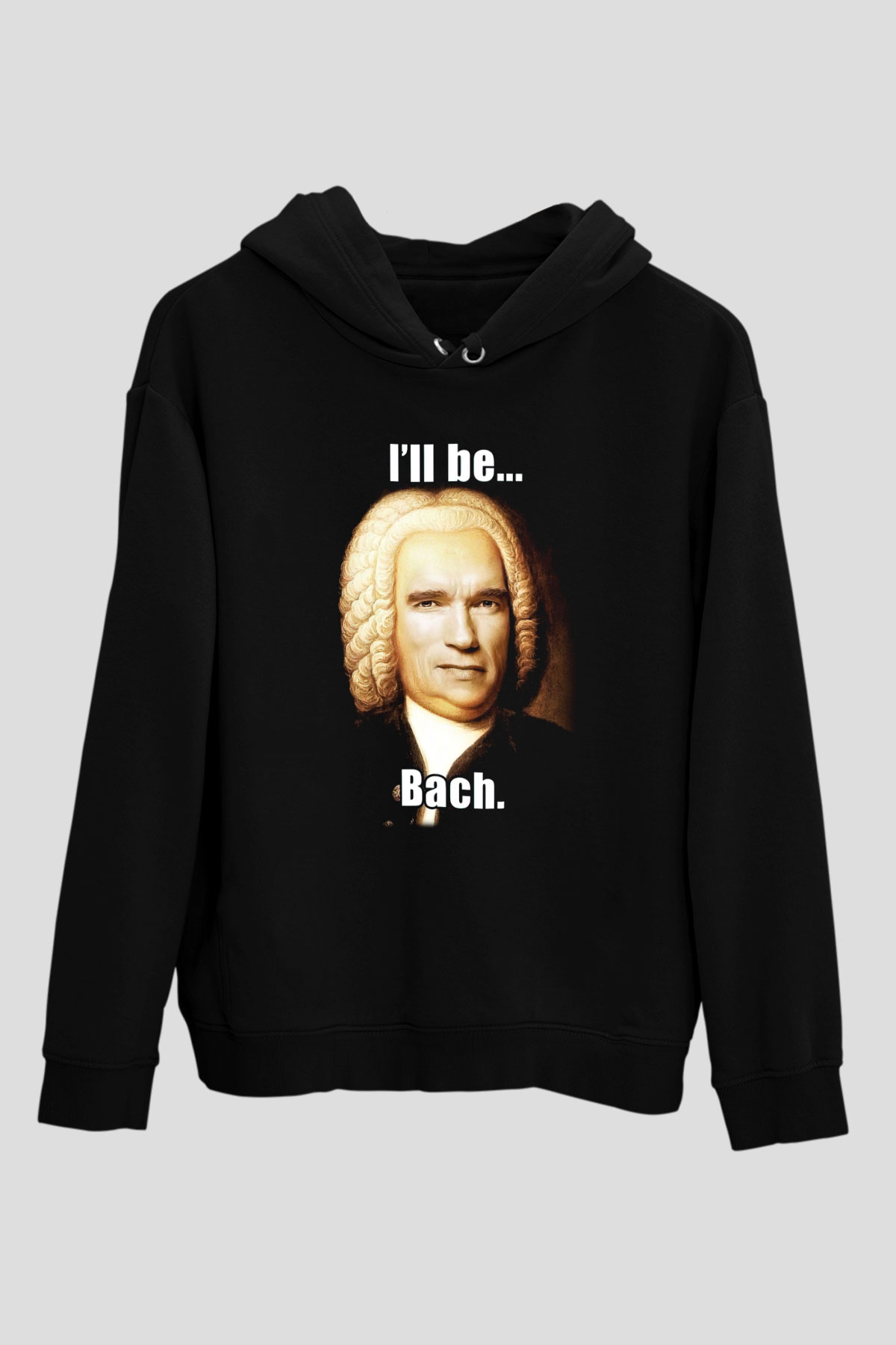 The Terminator Siyah Unisex Kapşonlu Sweatshirt
