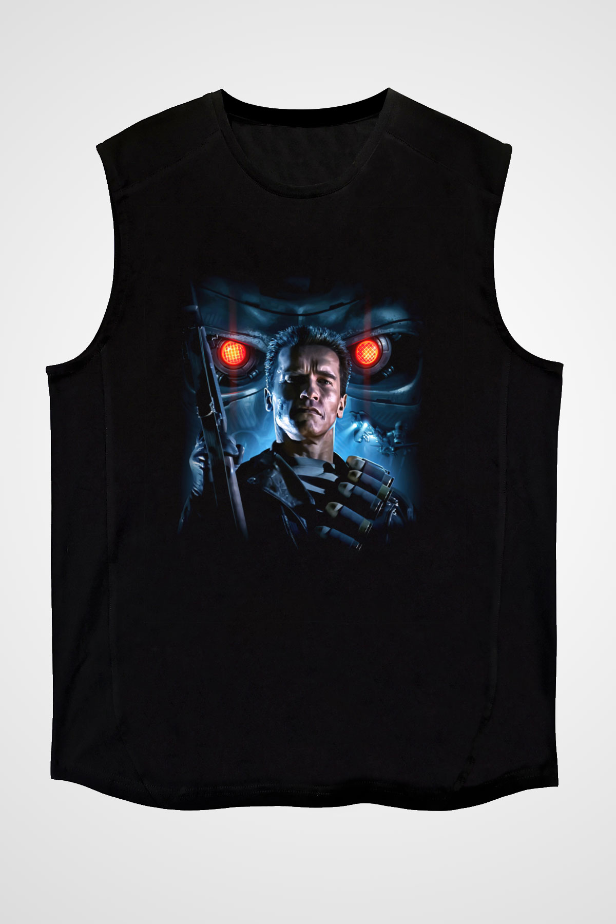 The Terminator Siyah Unisex Kolsuz Tişört