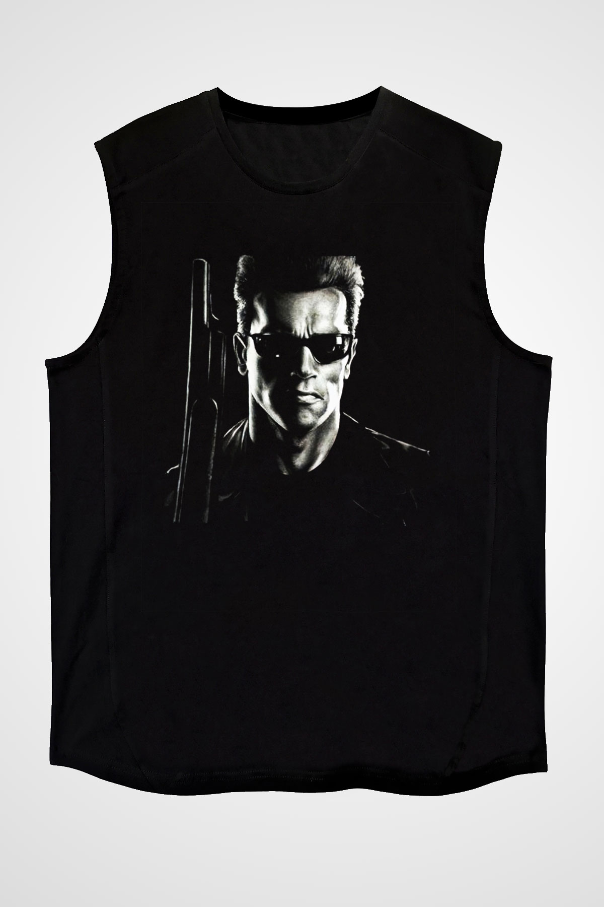 The Terminator Siyah Unisex Kolsuz Tişört