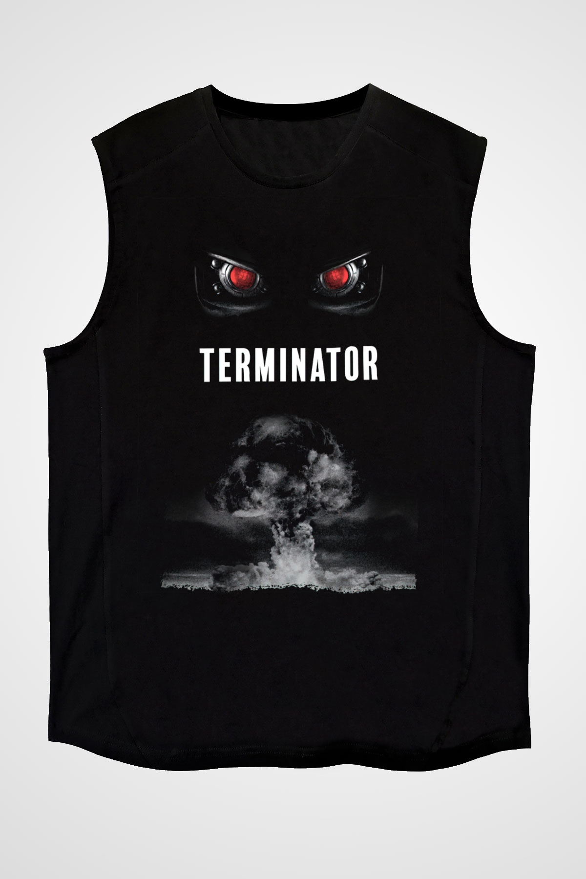 The Terminator Siyah Unisex Kolsuz Tişört