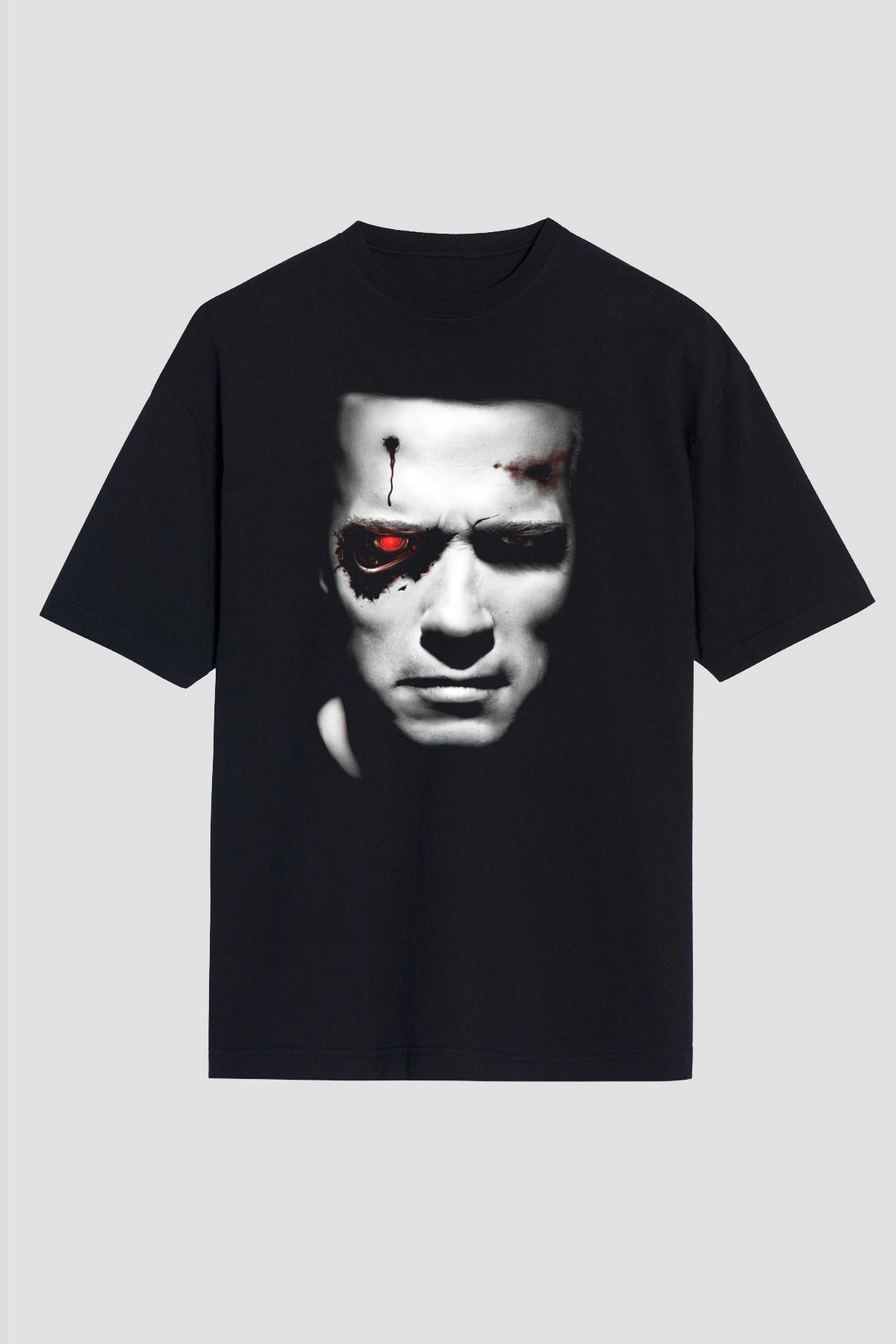 The Terminator Siyah Unisex Oversize Tişört T-Shirt