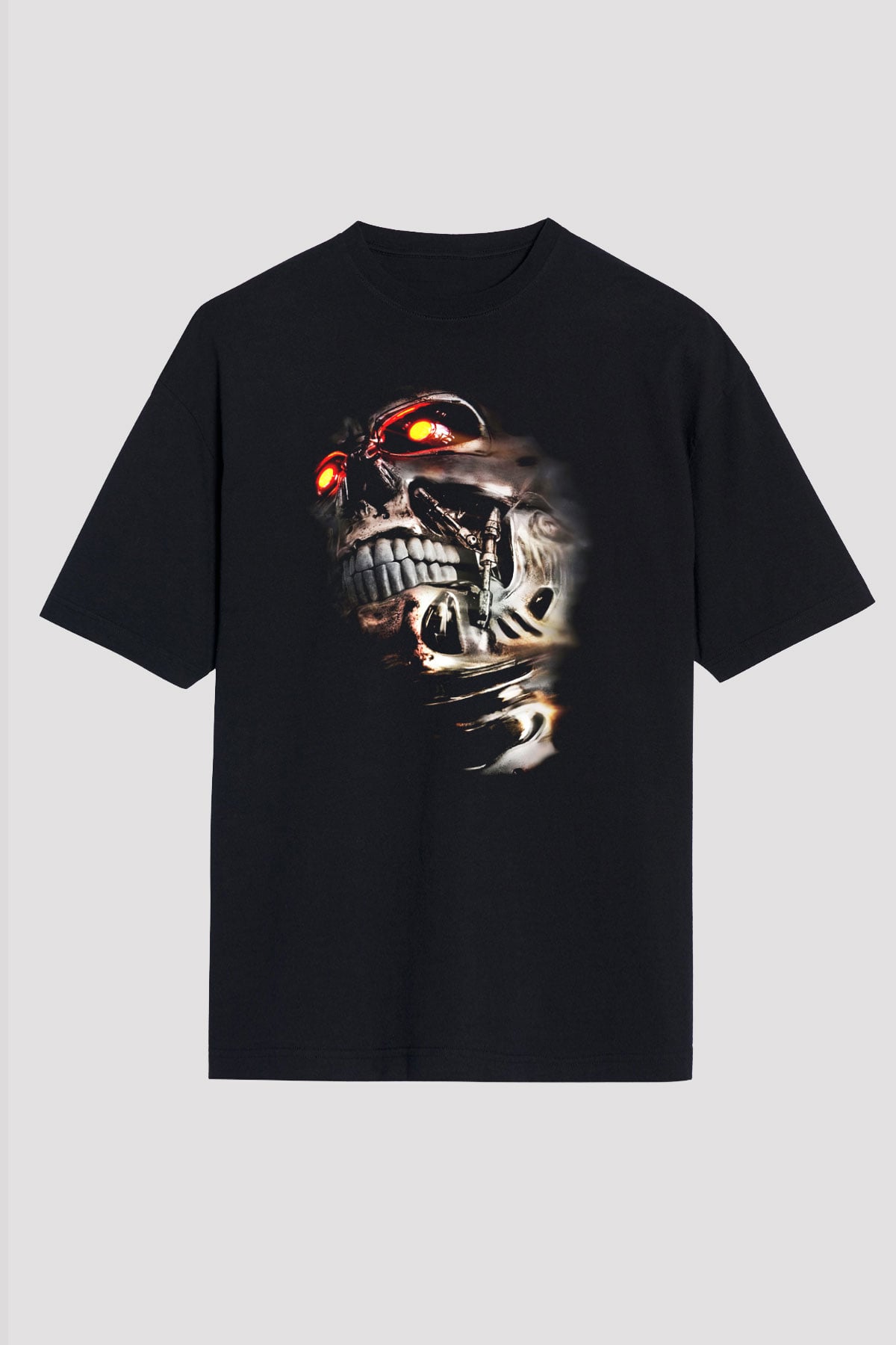 The Terminator Siyah Unisex Oversize Tişört T-Shirt