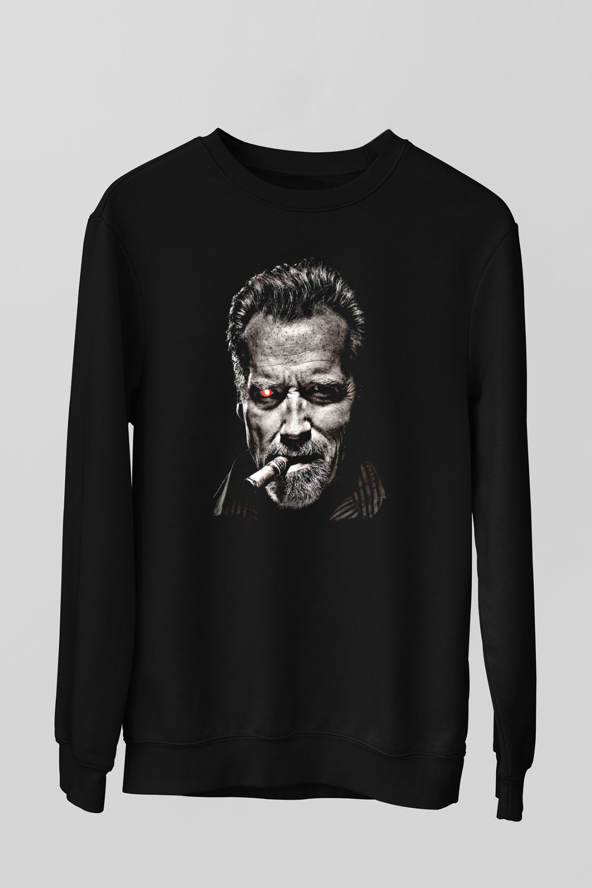 The Terminator Siyah Unisex Sweatshirt