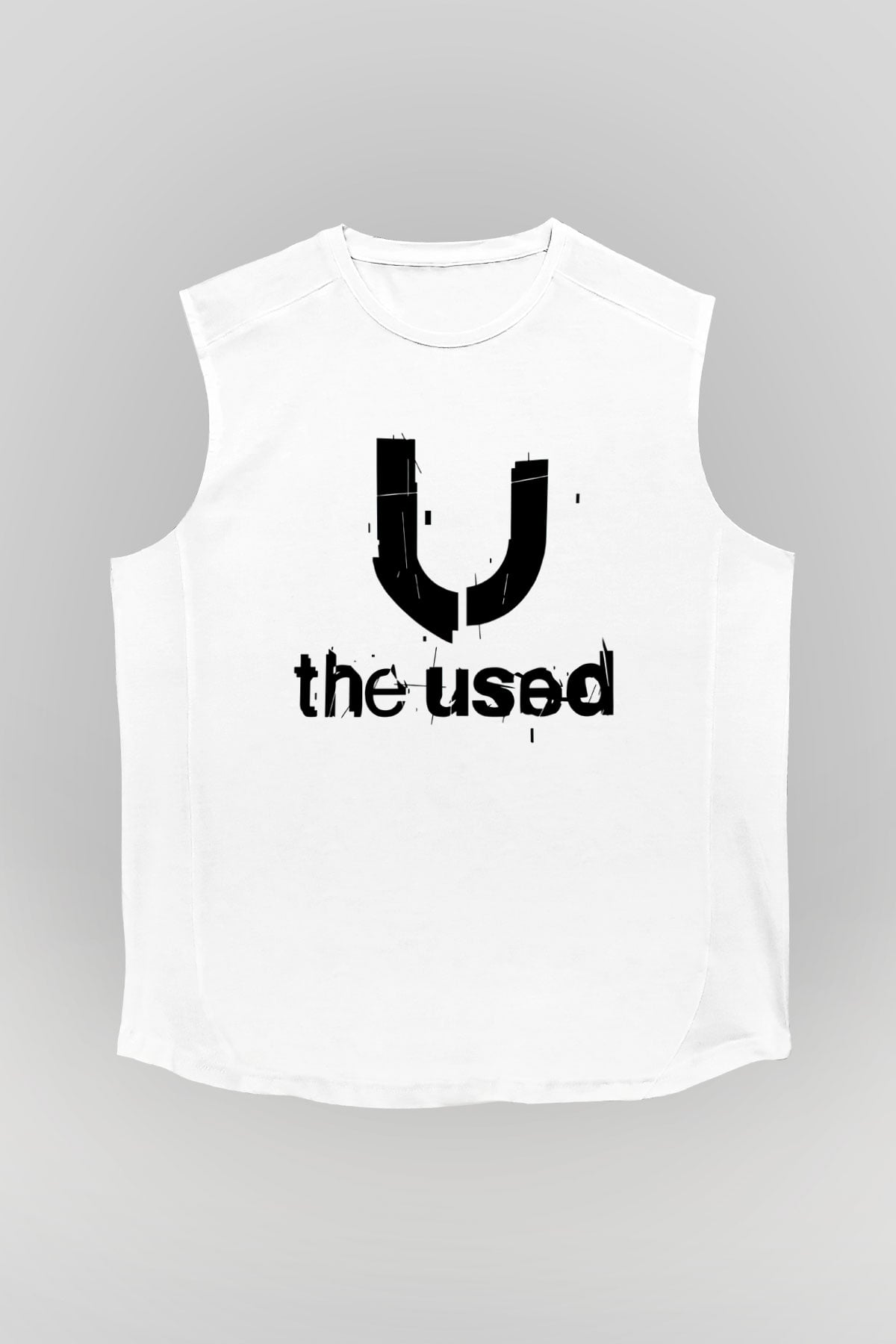 The Used Beyaz Unisex Kolsuz Tişört