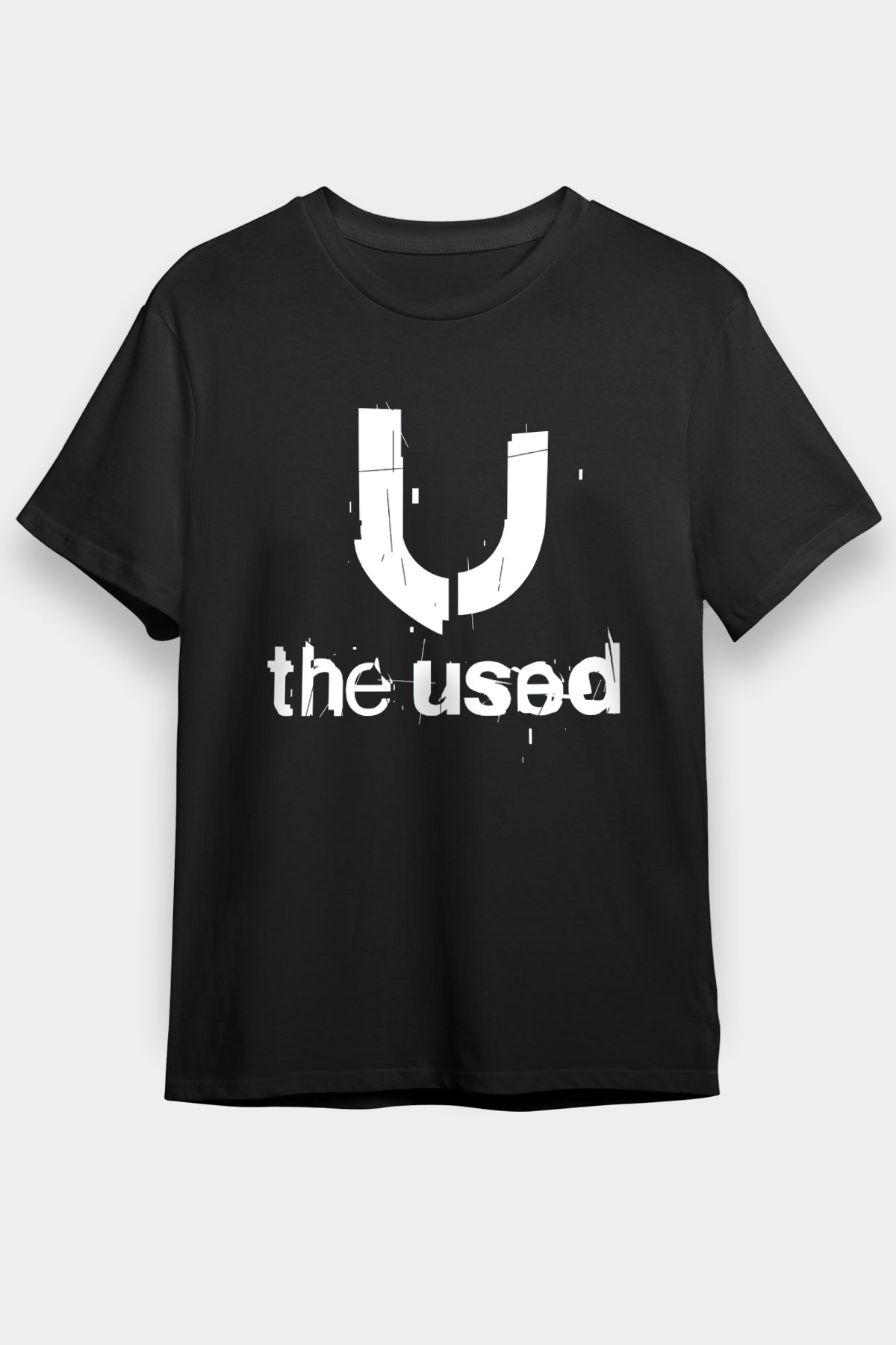The Used Siyah Unisex Tişört T-Shirt - TişörtFabrikası