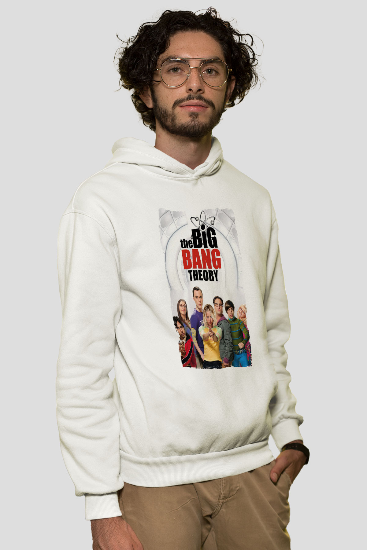 The Vampire Diaries Beyaz Unisex Hoodie