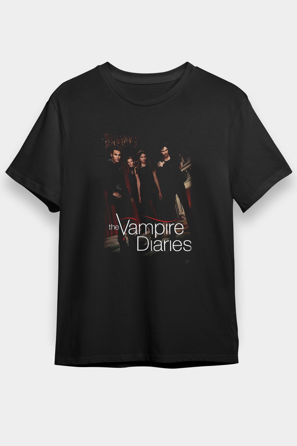 The Vampire Diaries Siyah Unisex Tişört T-Shirt