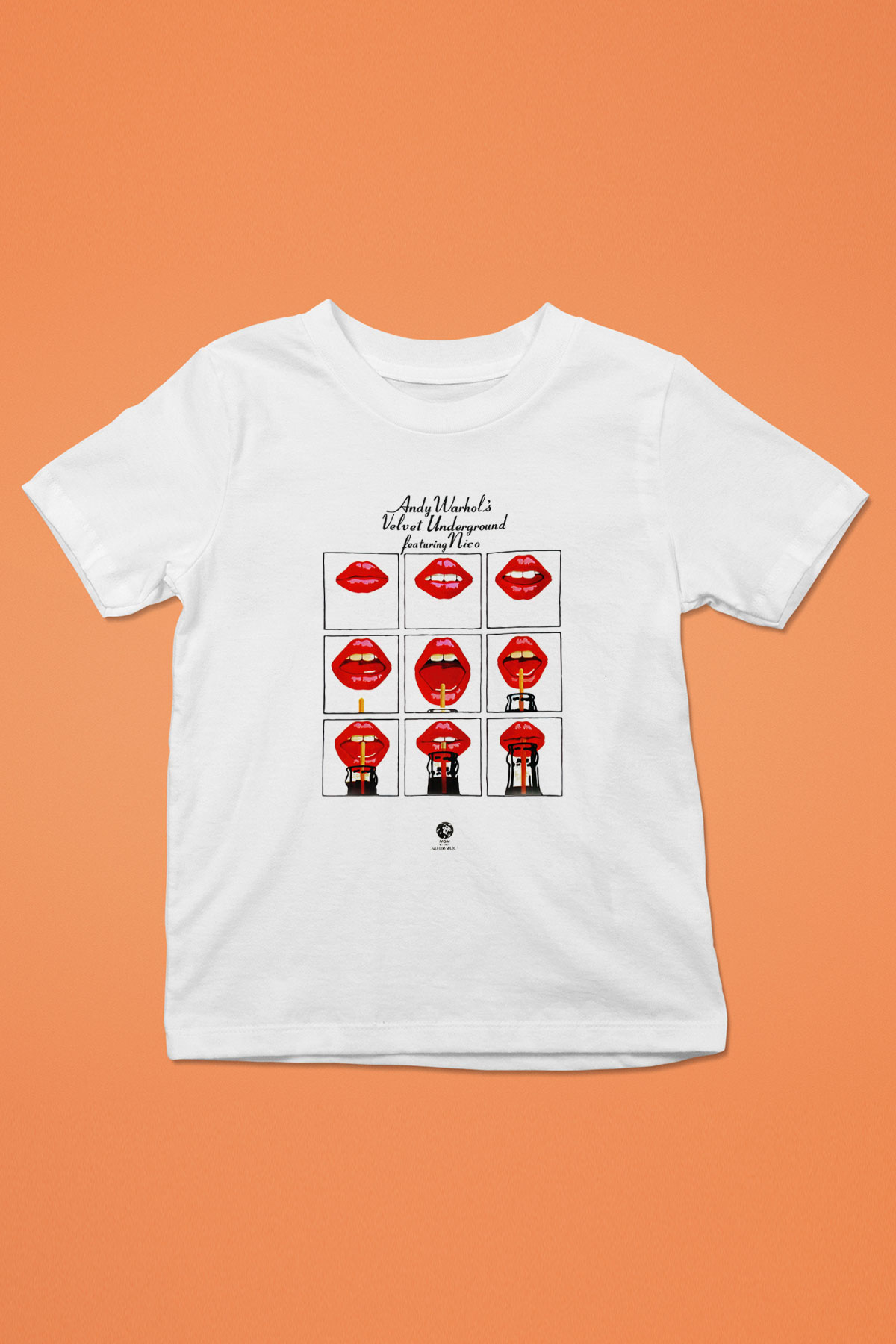 The Velvet Underground Baskılı Beyaz Unisex Çocuk Tişört