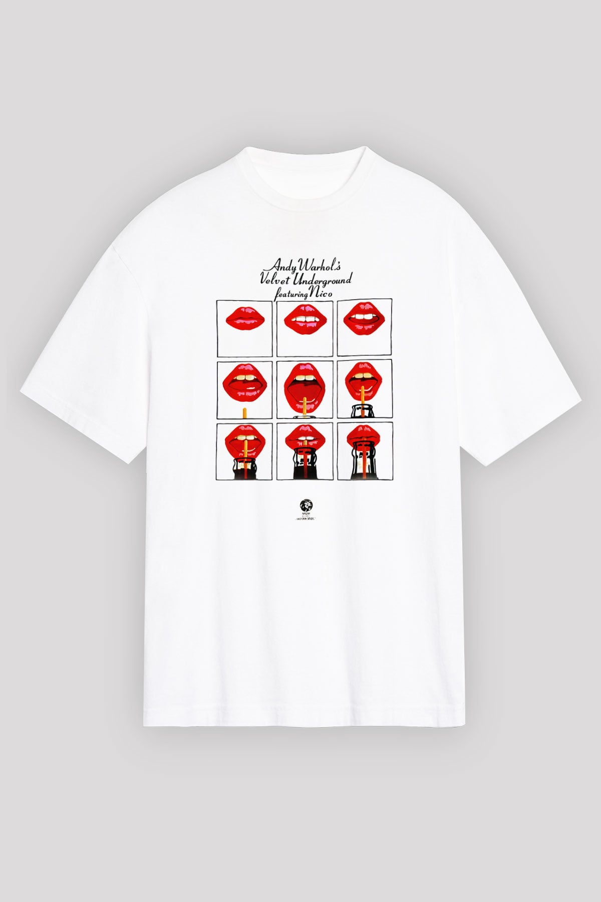 The Velvet Underground Beyaz Unisex Oversize Tişört T-Shirt