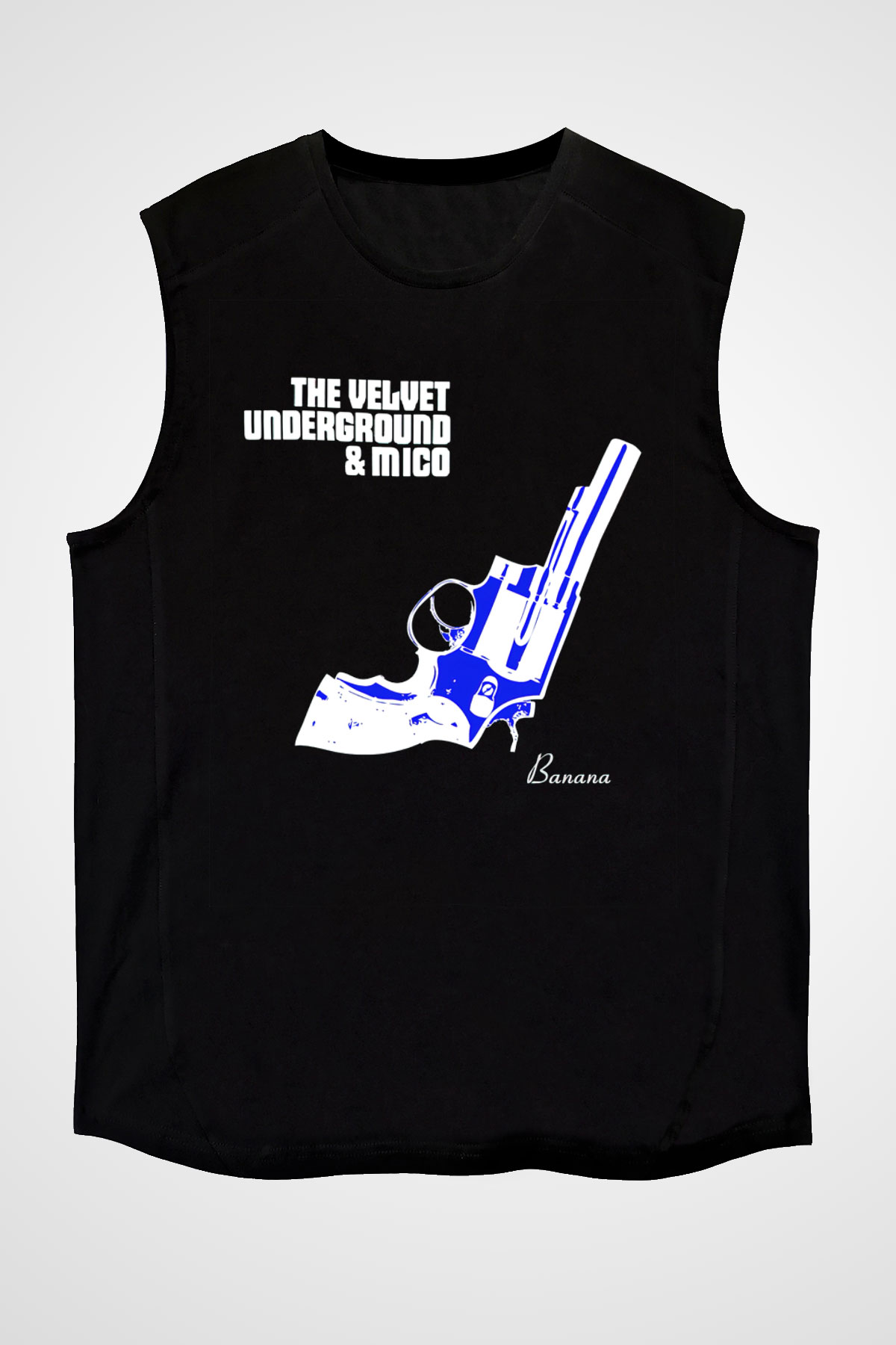 The Velvet Underground Siyah Unisex Kolsuz Tişört