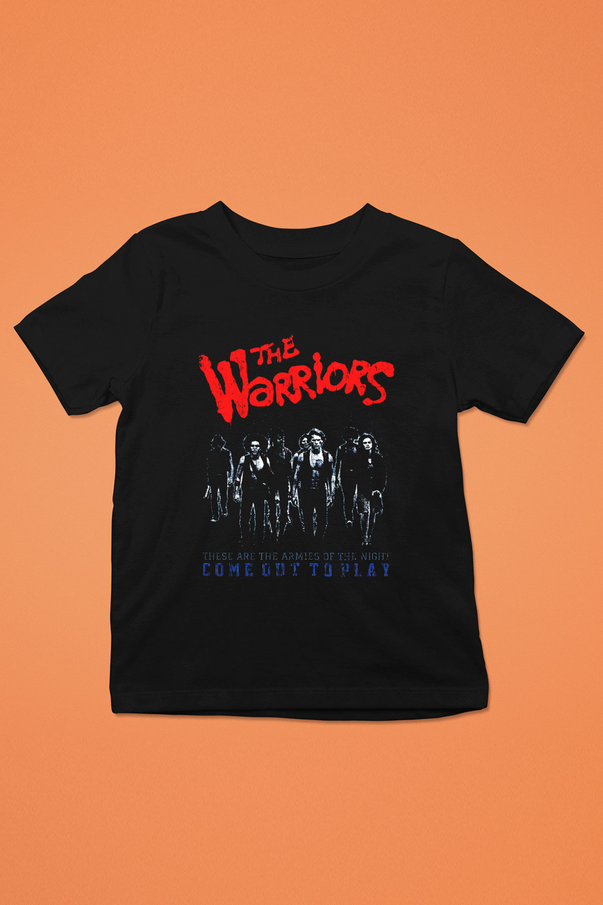 The Warriors Siyah Unisex  Çocuk Tişört
