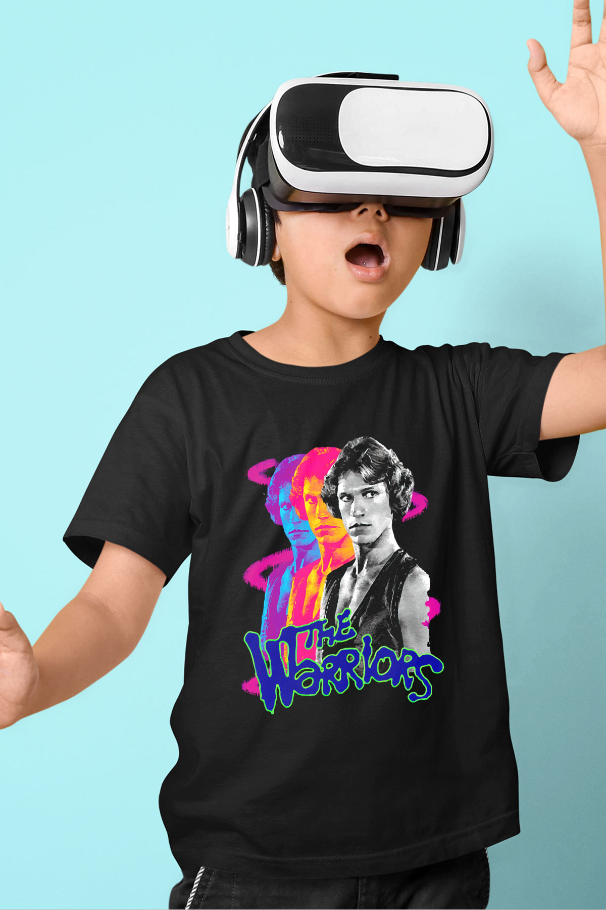 The Warriors Siyah Unisex  Çocuk Tişört