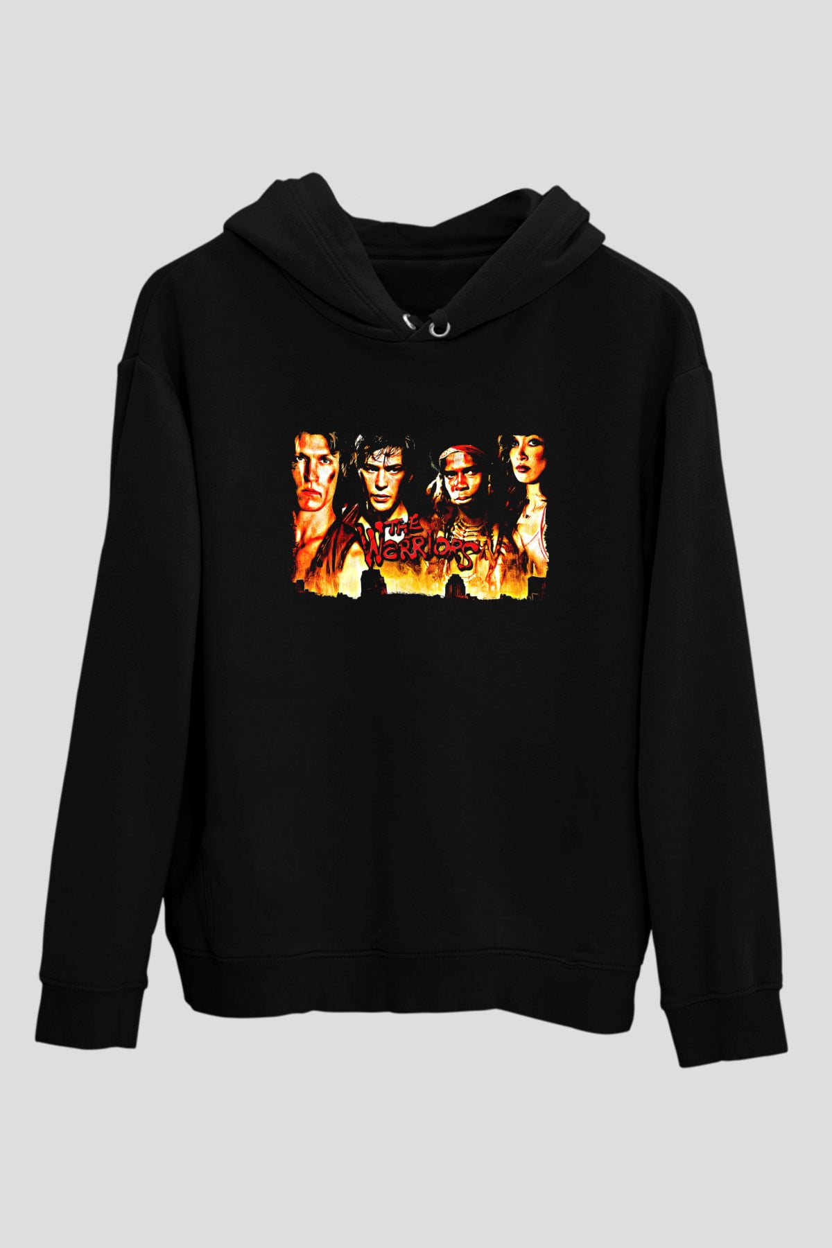 The Warriors Siyah Unisex Hoodie