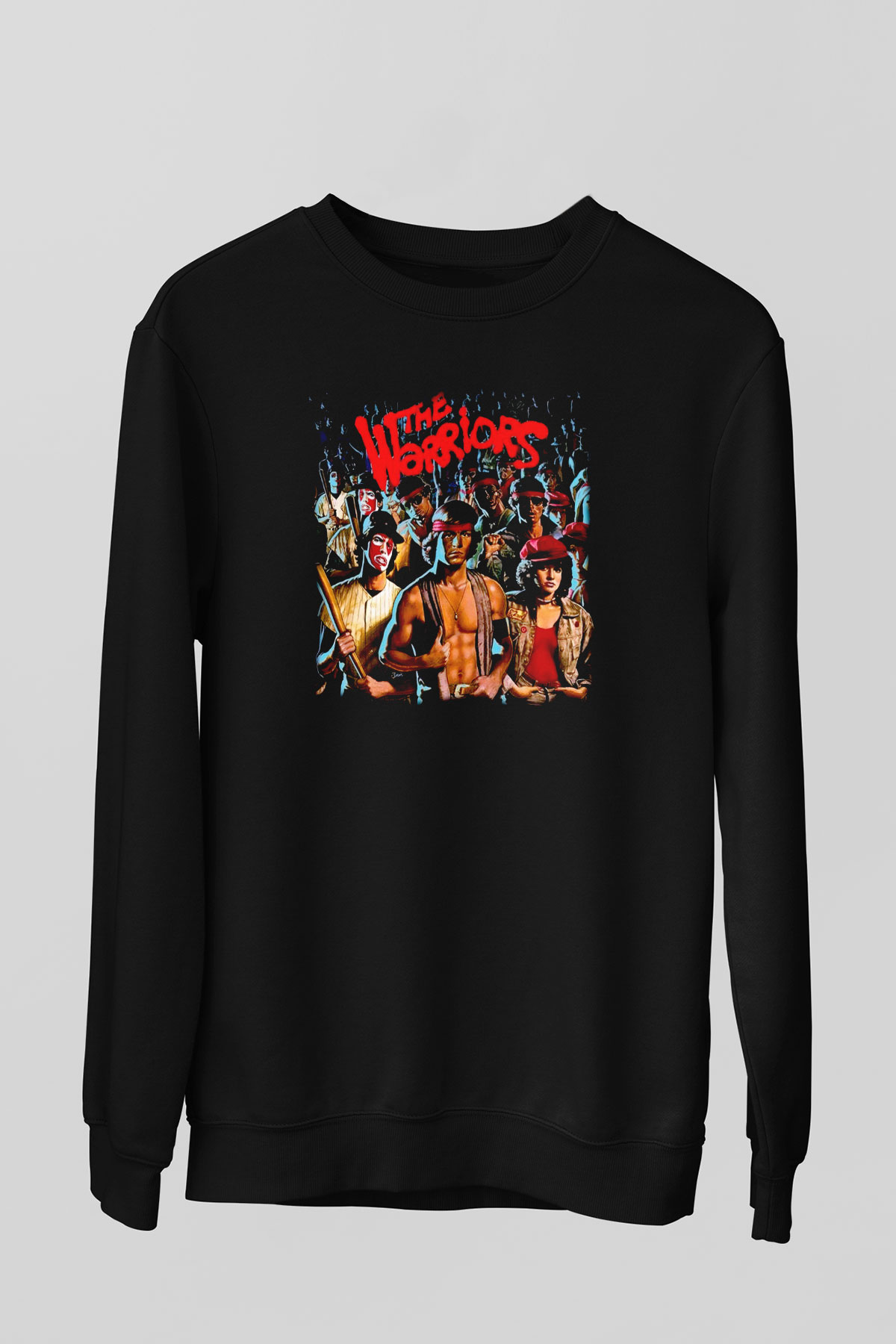 The Warriors Siyah Unisex  Sweatshirt