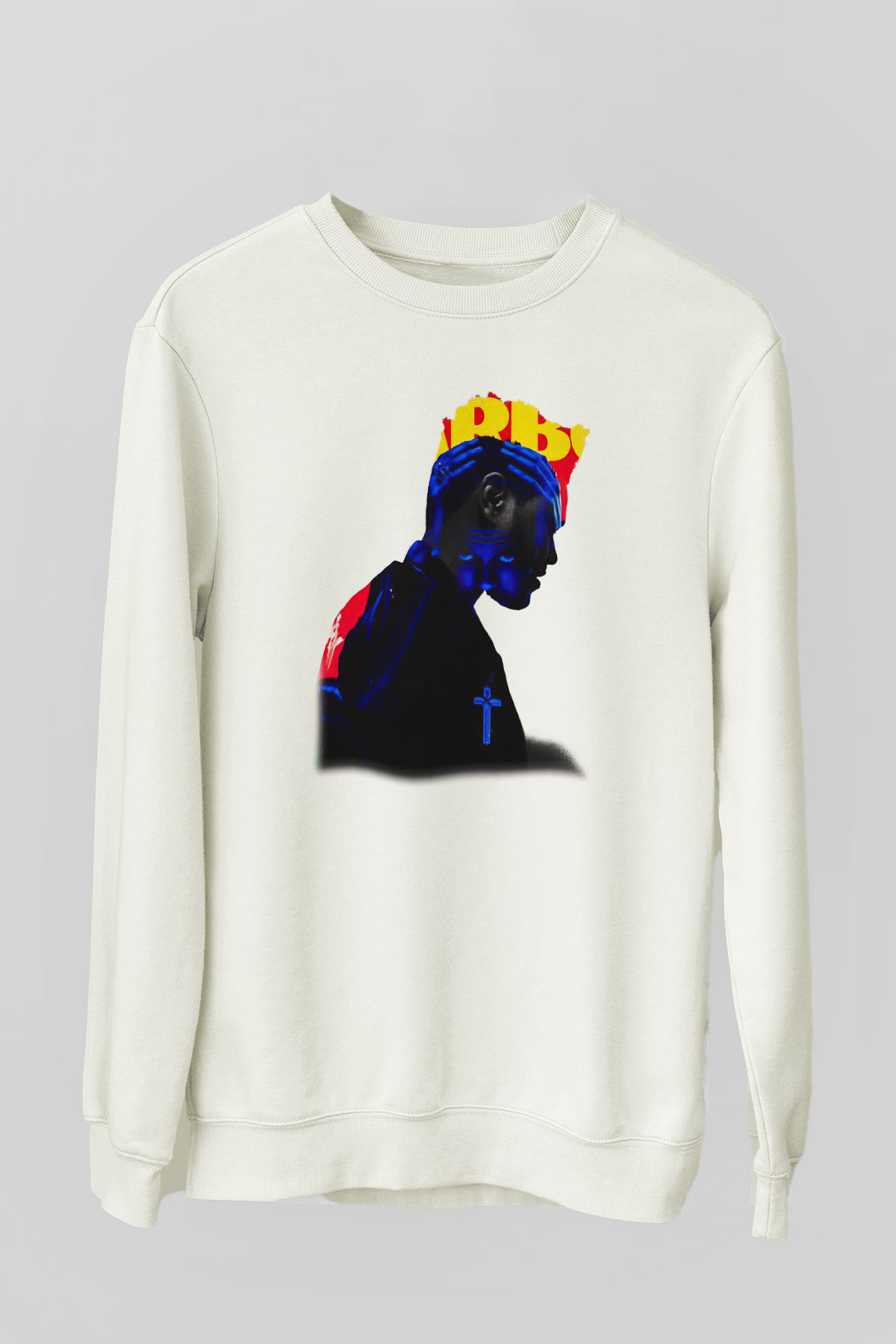 The Weeknd Beyaz Unisex Sweatshirt