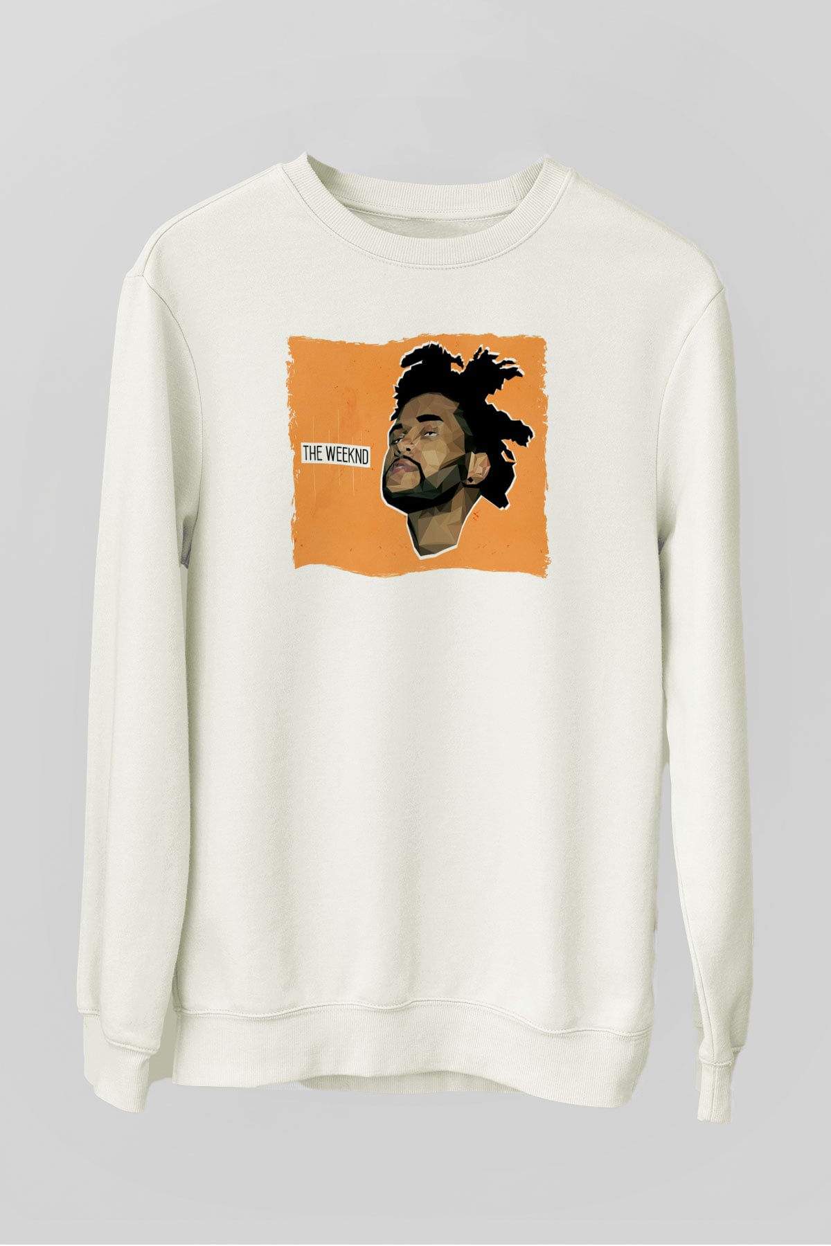The Weeknd Beyaz Unisex Sweatshirt
