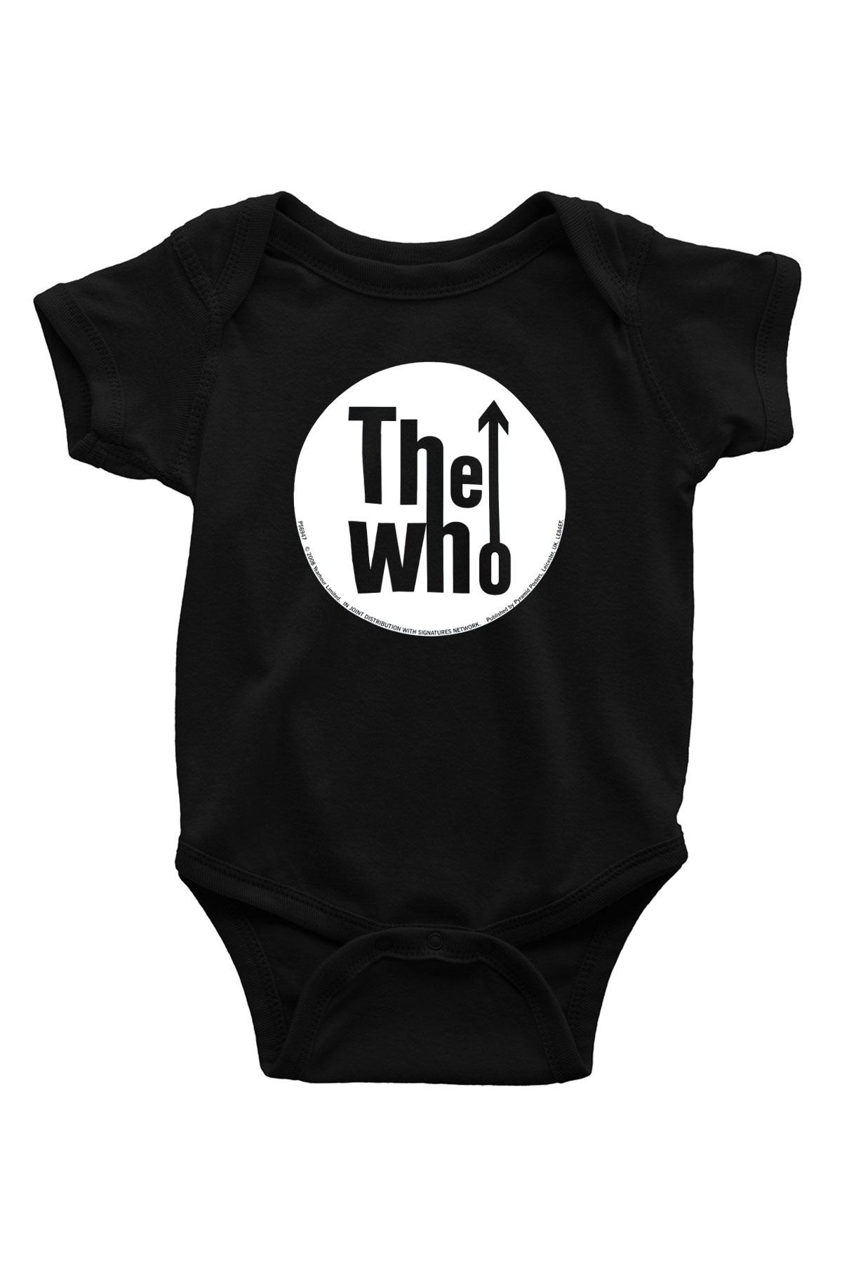 The Who Baskılı Siyah Bebek Body - Zıbın