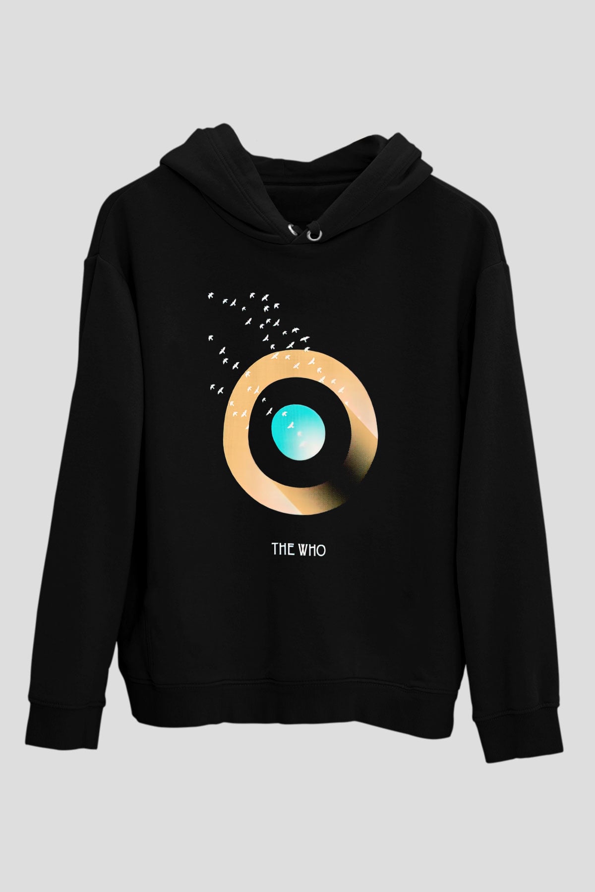 The Who Siyah Unisex Hoodie