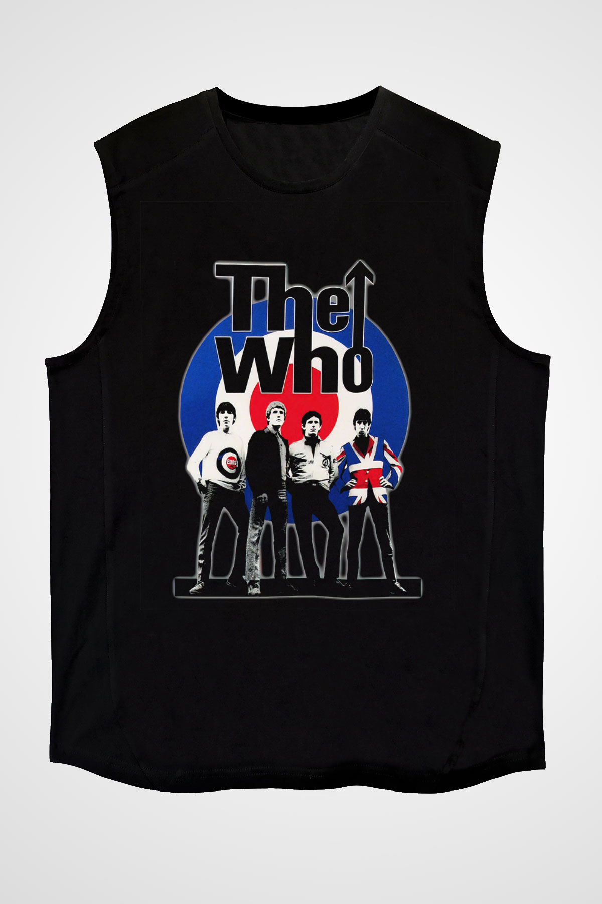 The Who Siyah Unisex Kolsuz Tişört