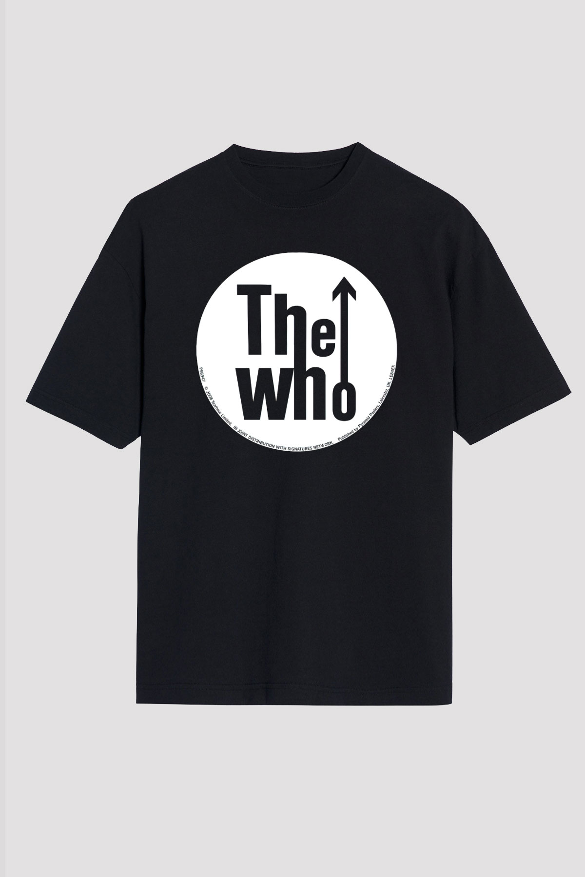 The Who Siyah Unisex Oversize Tişört T-Shirt
