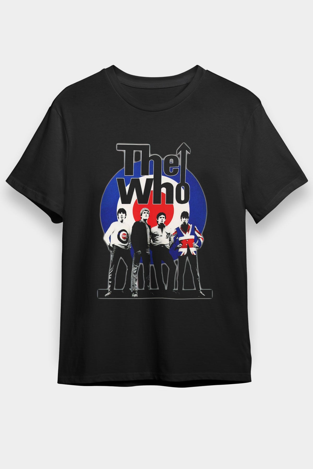 The Who Siyah Unisex Tişört T-Shirt - TişörtFabrikası