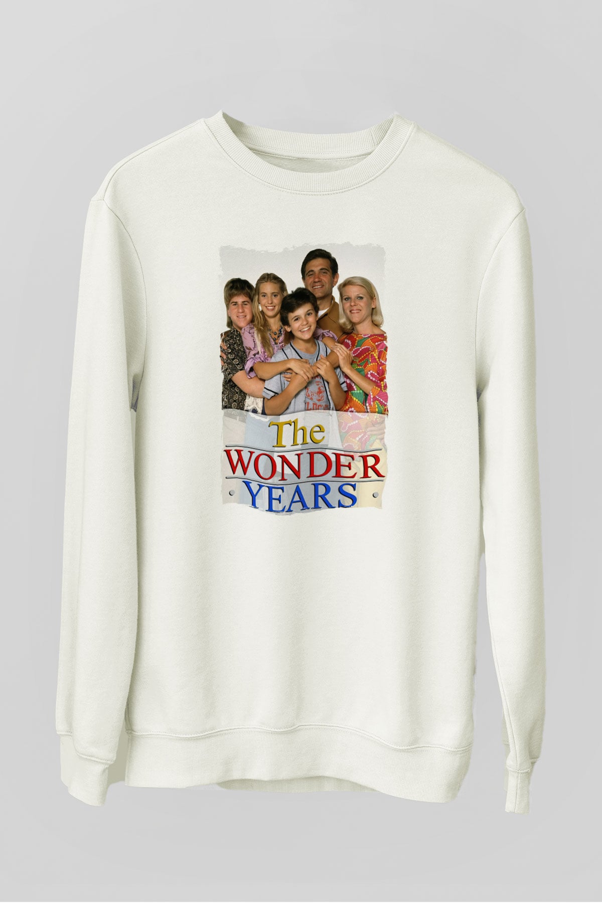 The Wonder Years Beyaz Unisex  Sweatshirt