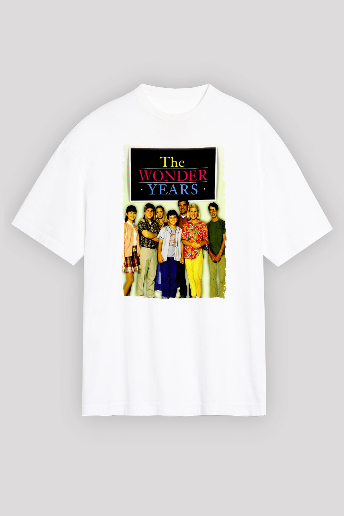 The Wonder Years Beyaz Oversize Tişört